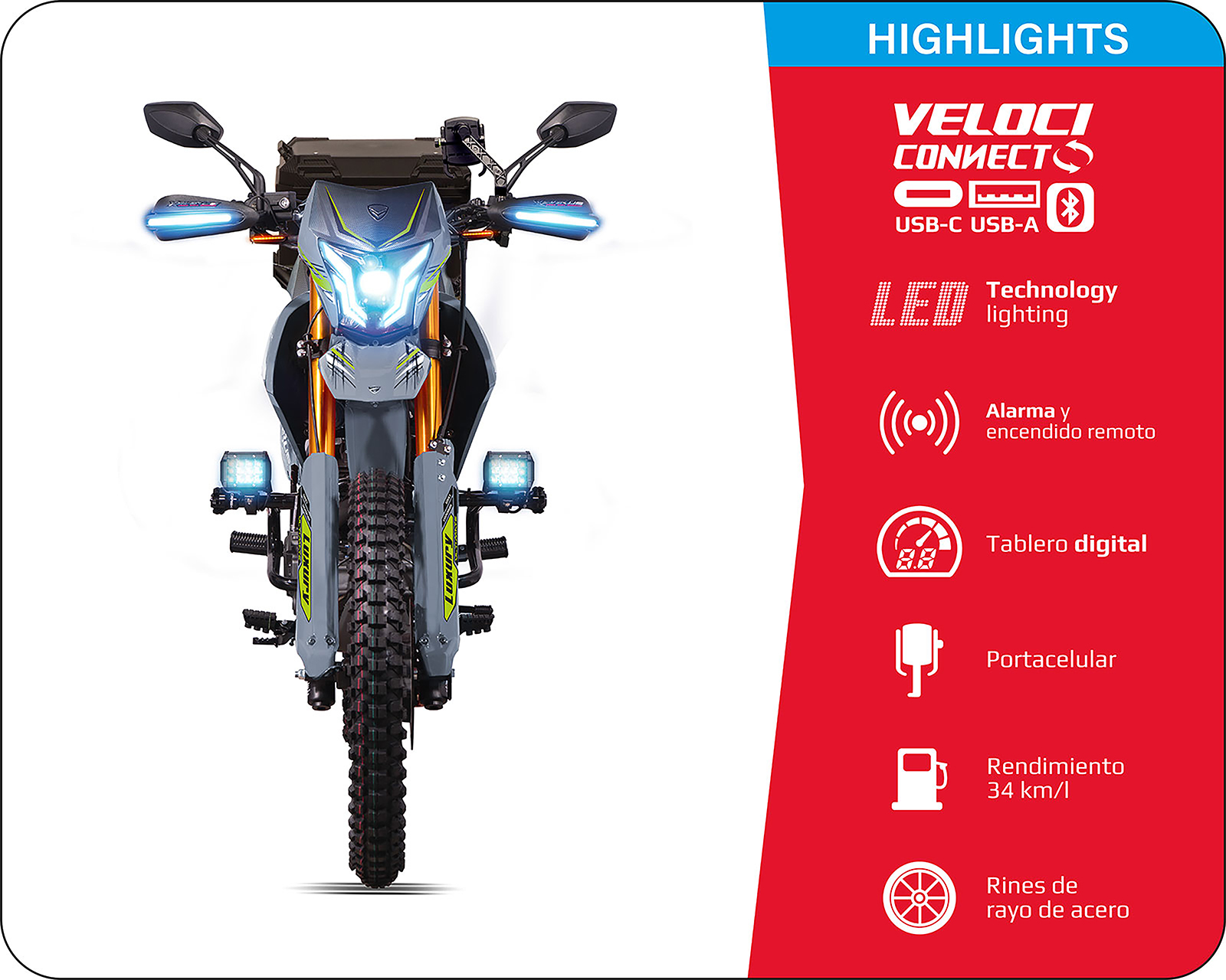 Foto 4 pulgar | Foto 3 | Motocicleta Veloci Xeverus Evo Pro 330 cc 2026