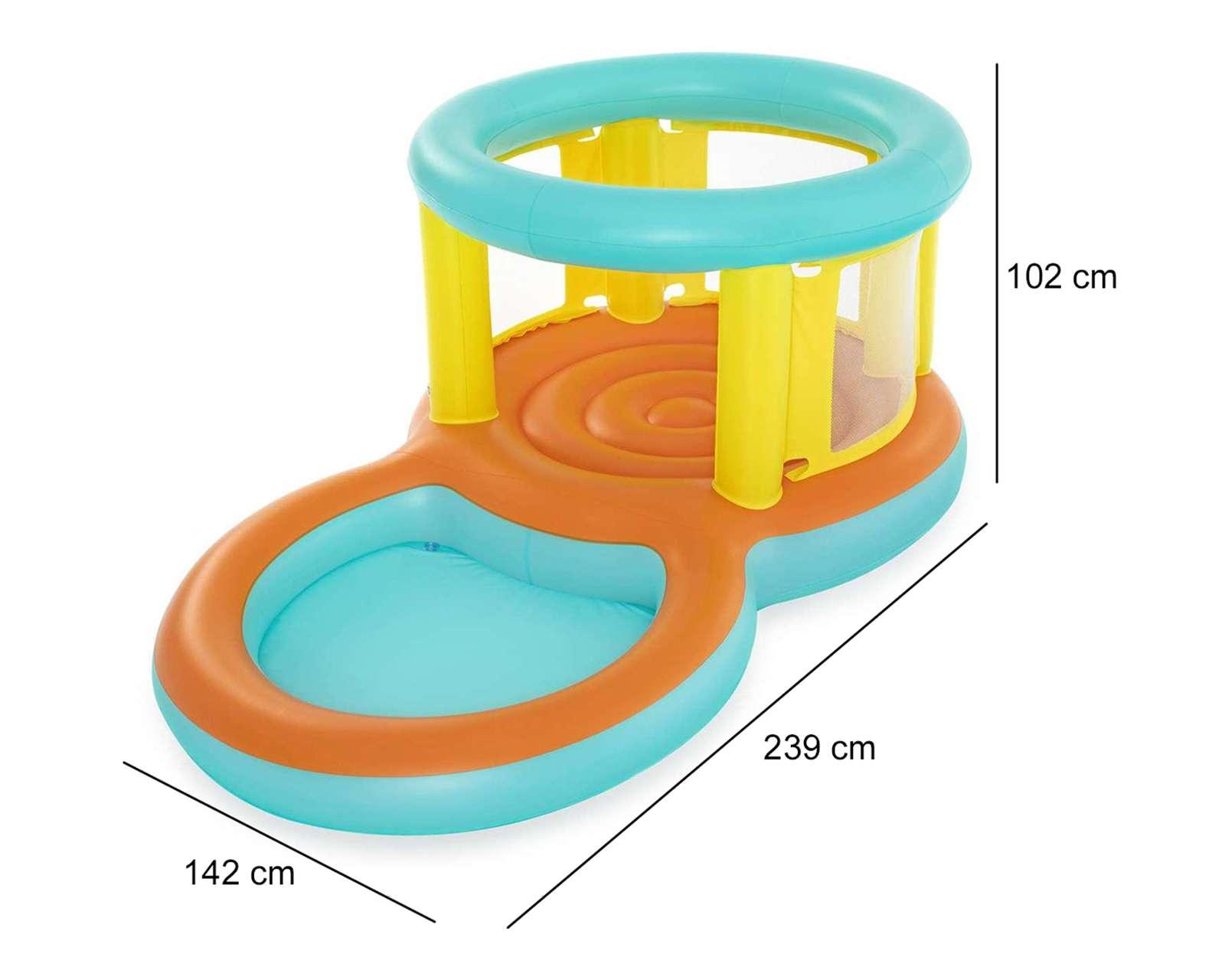 Foto 10 pulgar | Foto 9 | Alberca Circular Bestway 70 L 239 x 142 x 102 cm