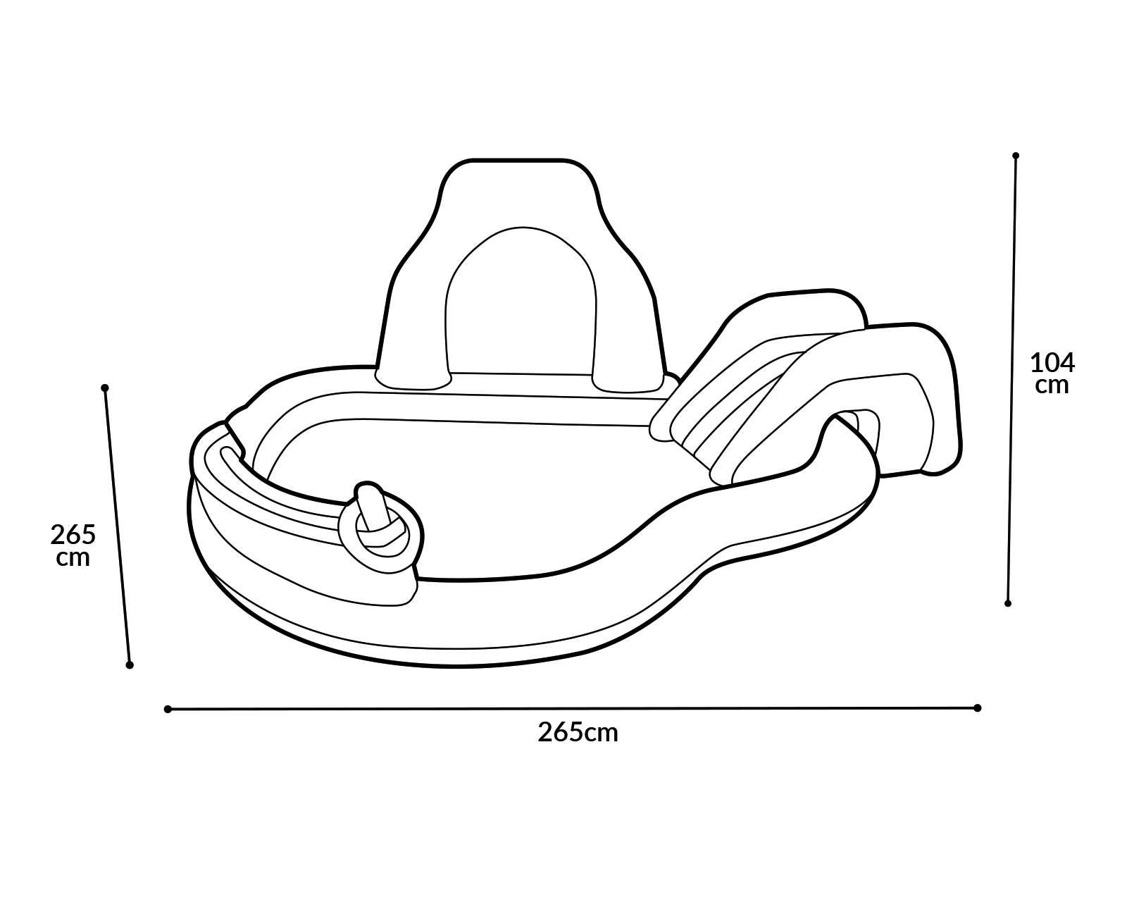 Foto 10 | Foto 10 | Alberca Infantil Bestway 208 L 265 x 265 x 104 cm