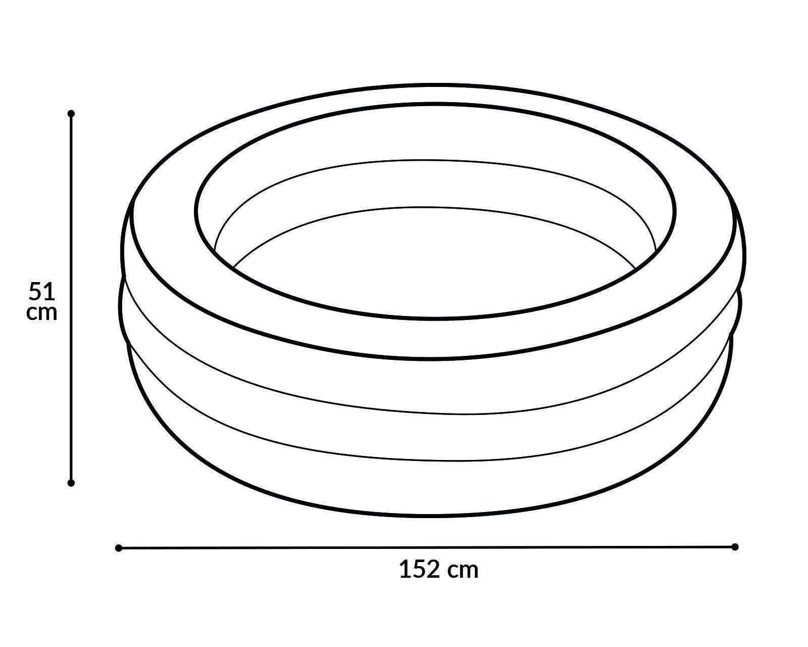 Foto 7 | Foto 7 | Alberca Infantil Circular Bestway 400 L 152 x 51 cm