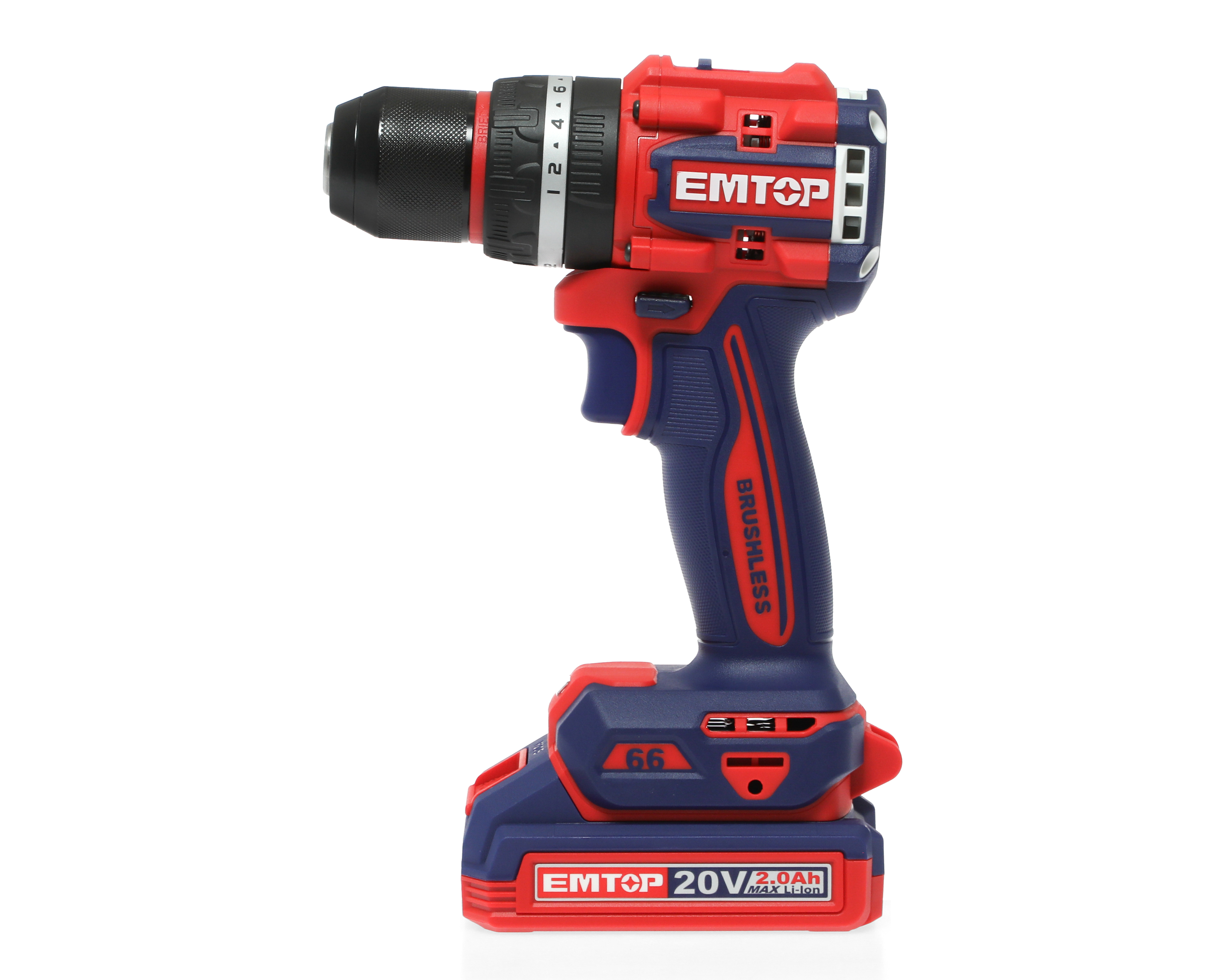 Foto 3 pulgar | Foto 2 | Taladro Inalámbrico Emtop ULCIDL20668 20 V con Accesorios