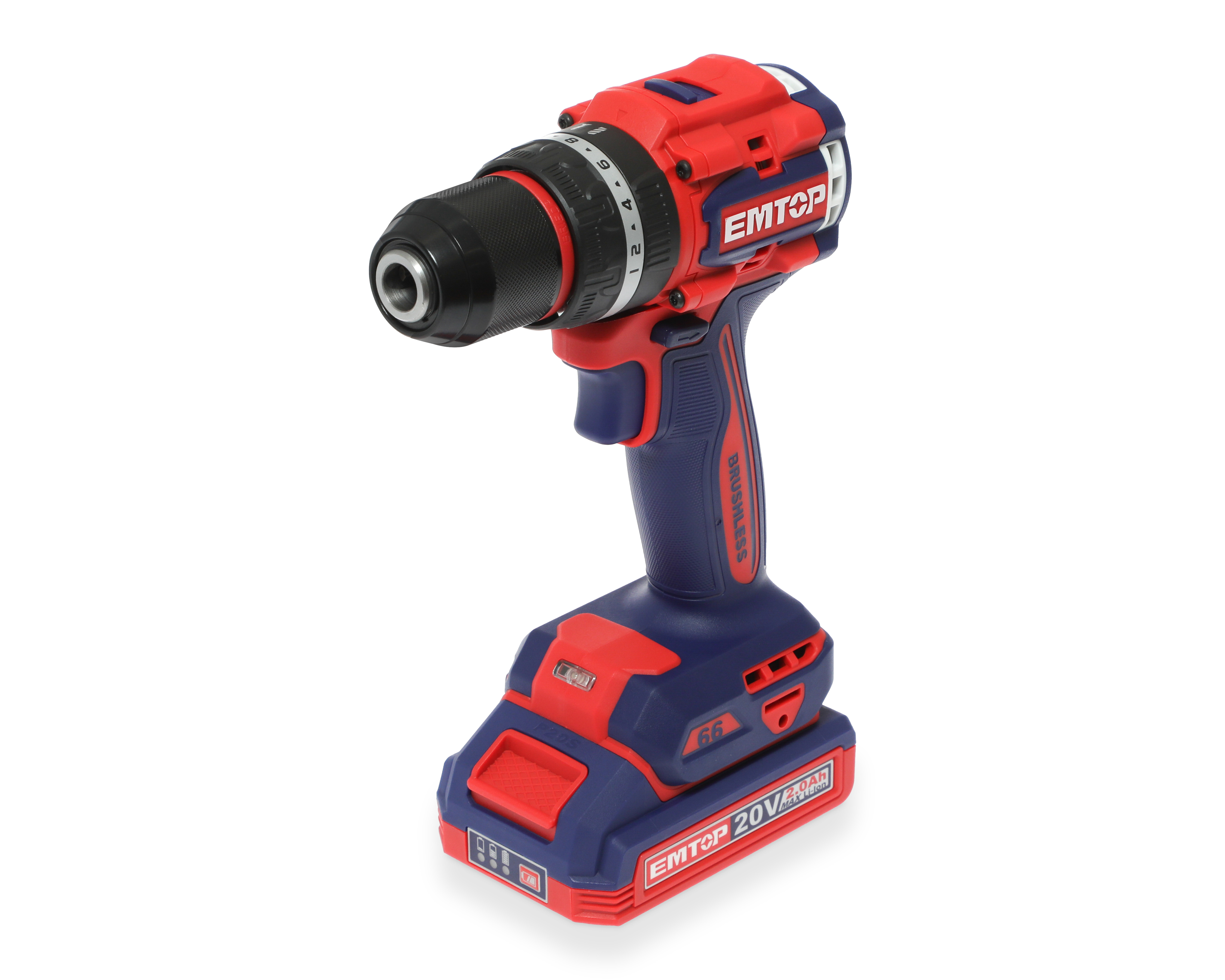 Foto 4 pulgar | Foto 3 | Taladro Inalámbrico Emtop ULCIDL20668 20 V con Accesorios