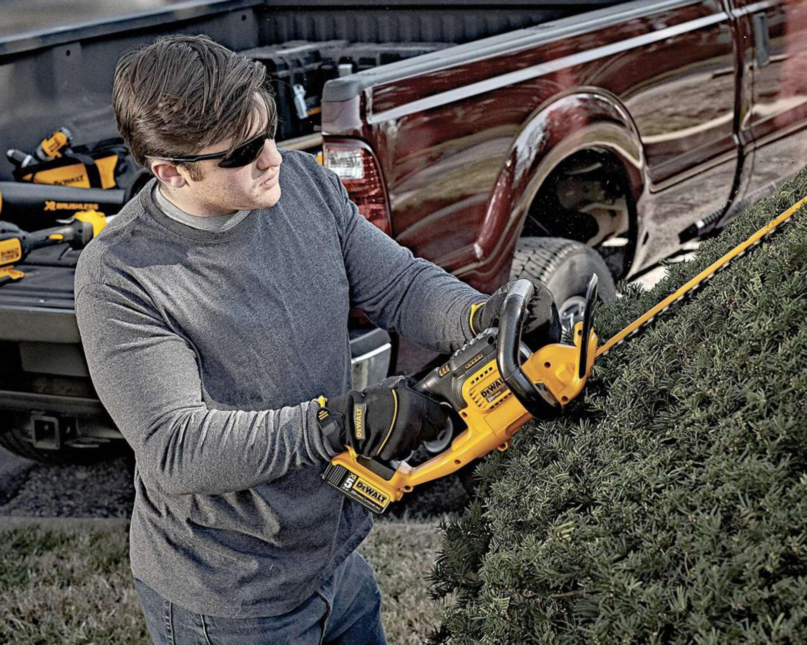 Foto 6 pulgar | Foto 5 | Cortasetos Dewalt 20V 22"