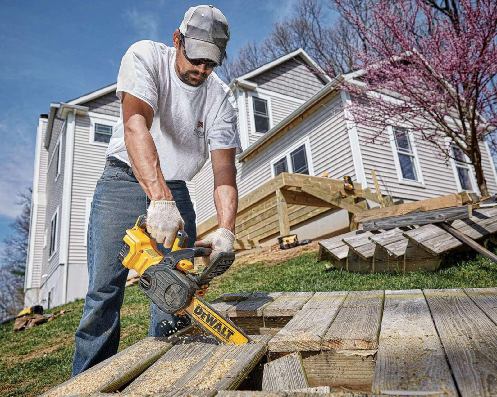 Foto 4 pulgar | Foto 3 | Motosierra Eléctrica Dewalt 12" 20V