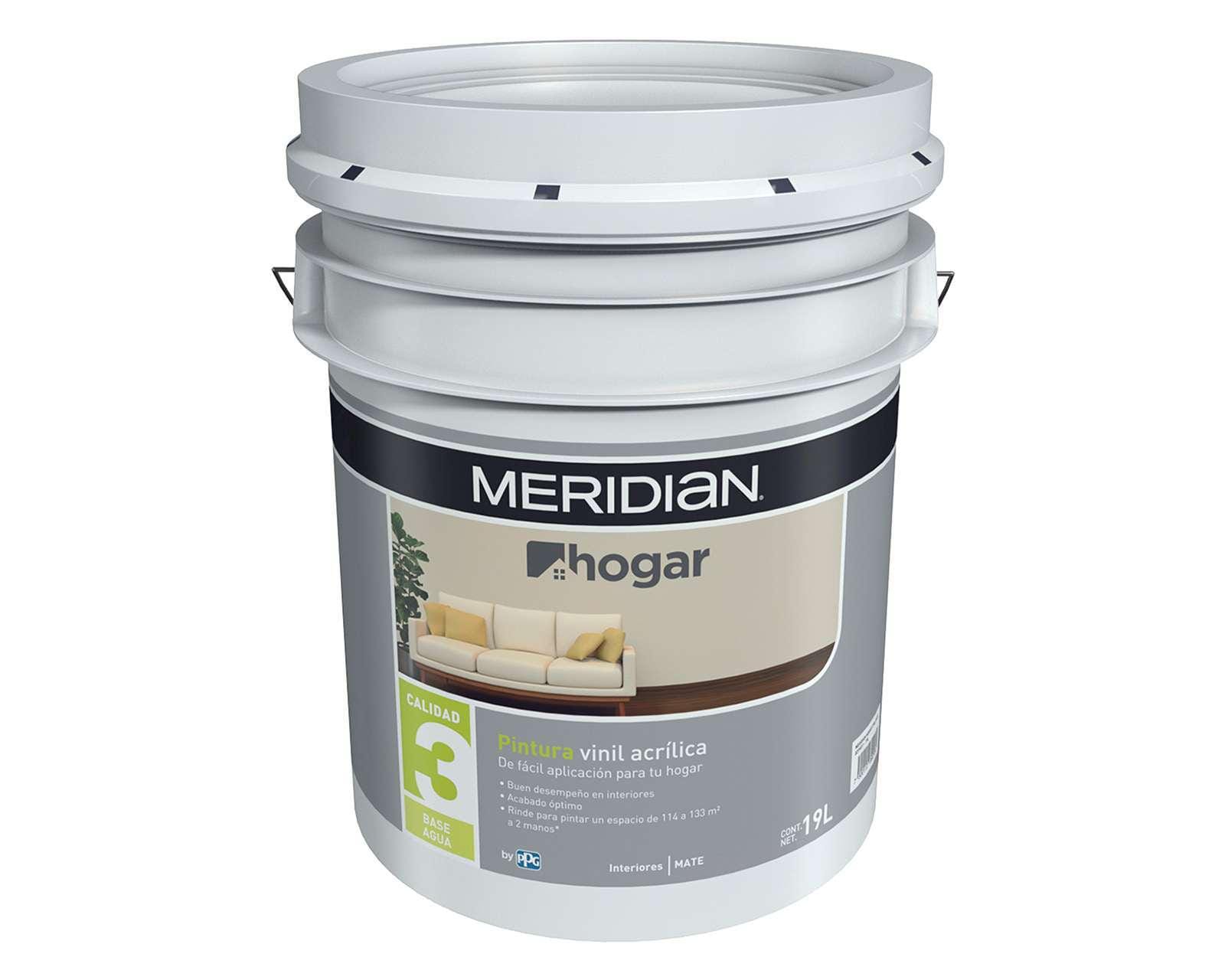 Pintura Vinil Acrílica Meridian Blanca 19 Litros