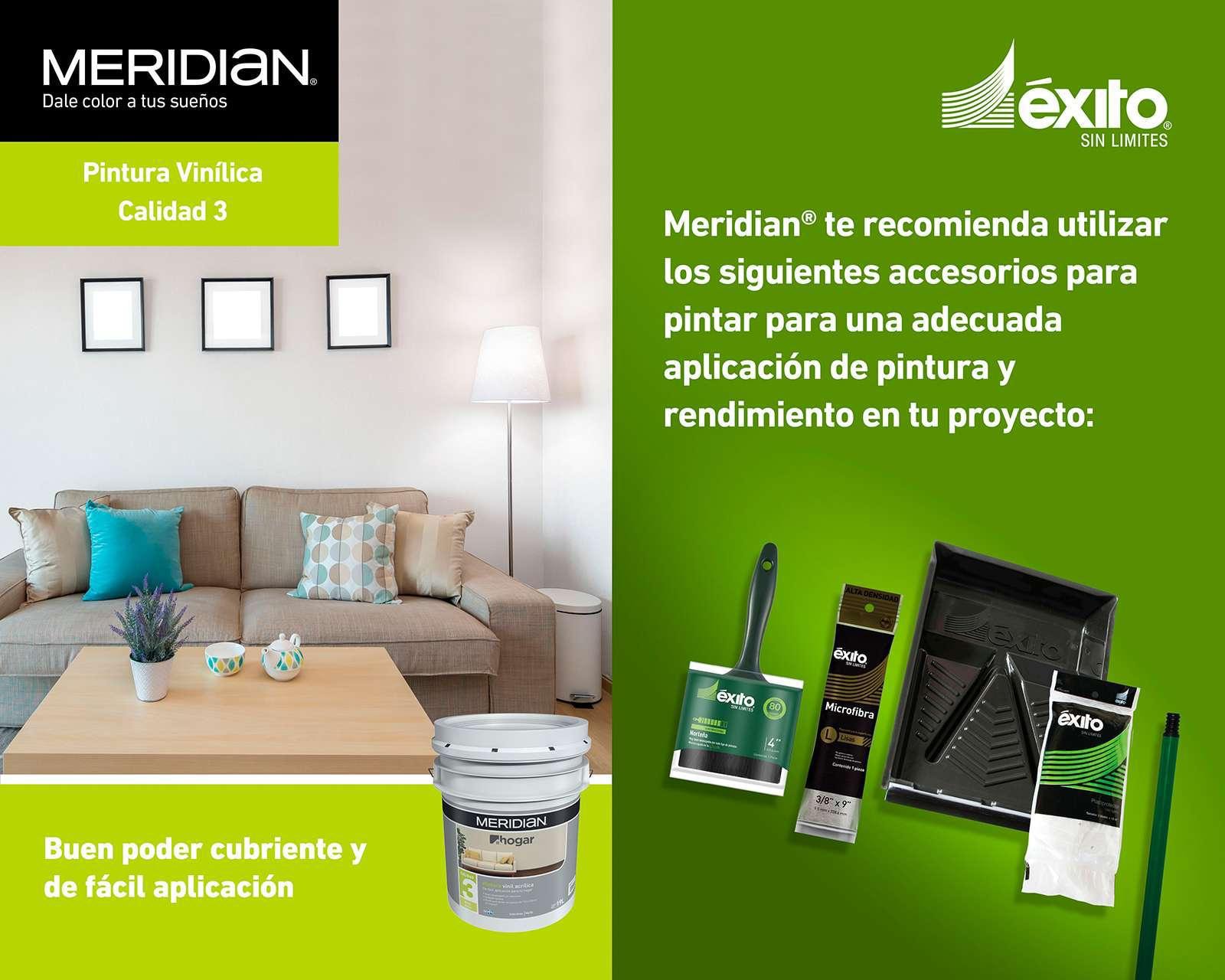 Foto 6 | Foto 6 | Pintura Vinil Acrílica Meridian Blanca 19 Litros