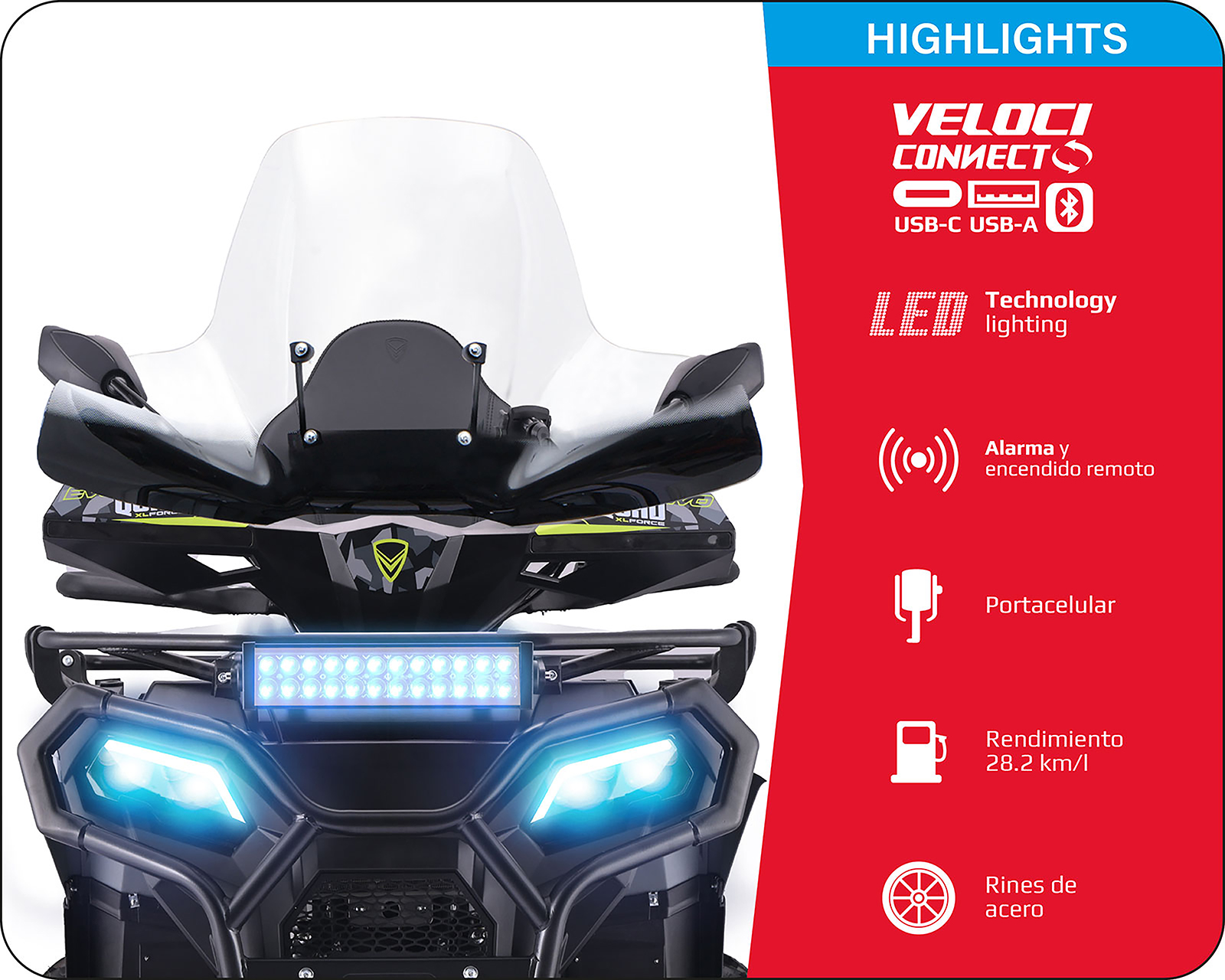 Foto 3 | Foto 3 | Cuatrimoto Veloci Quad XL Force 200 cc 2026