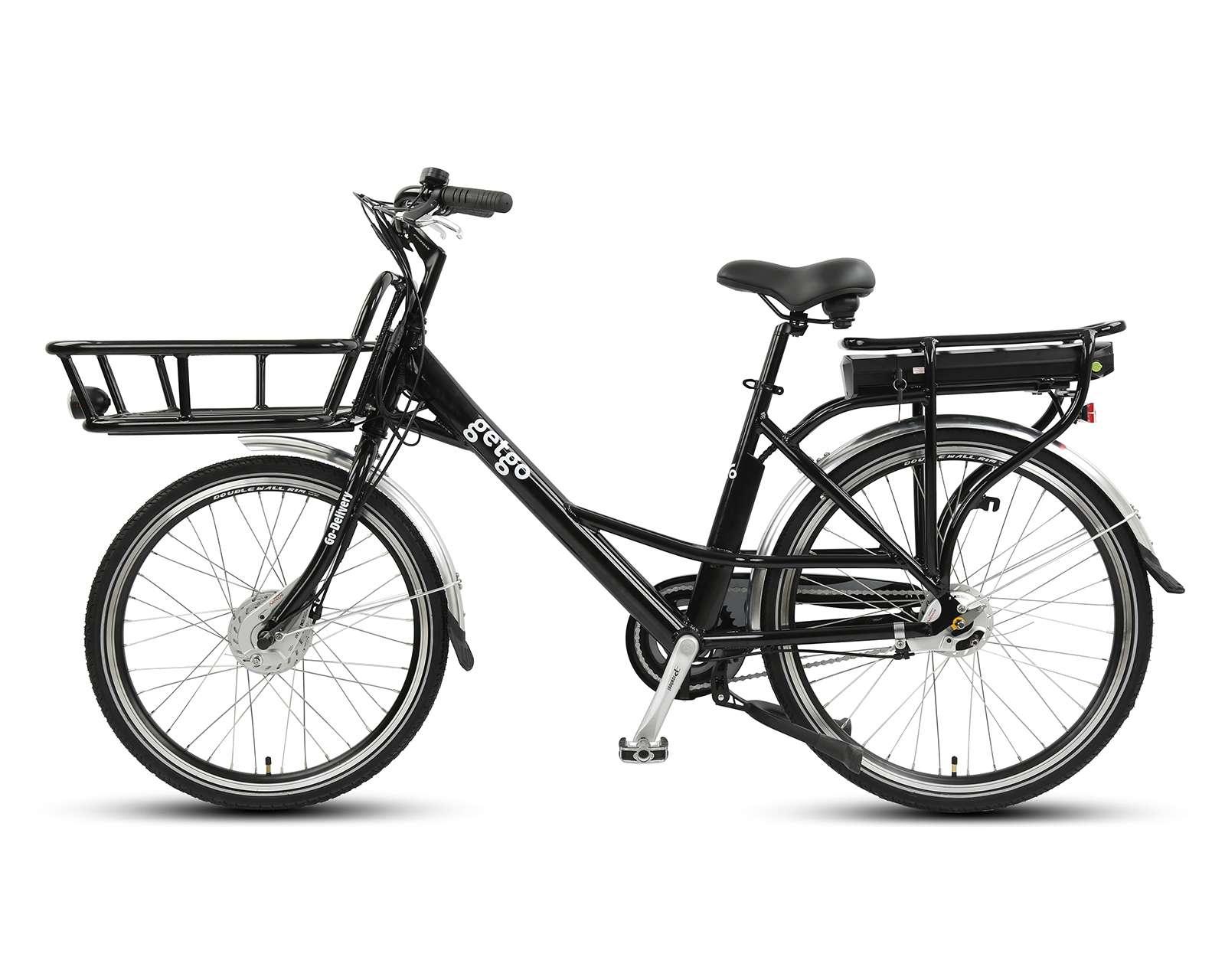 Foto 3 pulgar | Foto 2 | Bicicleta Eléctrica Motor 250 W Getgo Go Delivery 24" Negra