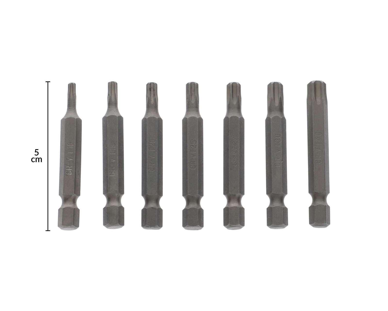 Foto 5 pulgar | Foto 4 | Puntas para Desarmador Adir Torx 7 Piezas