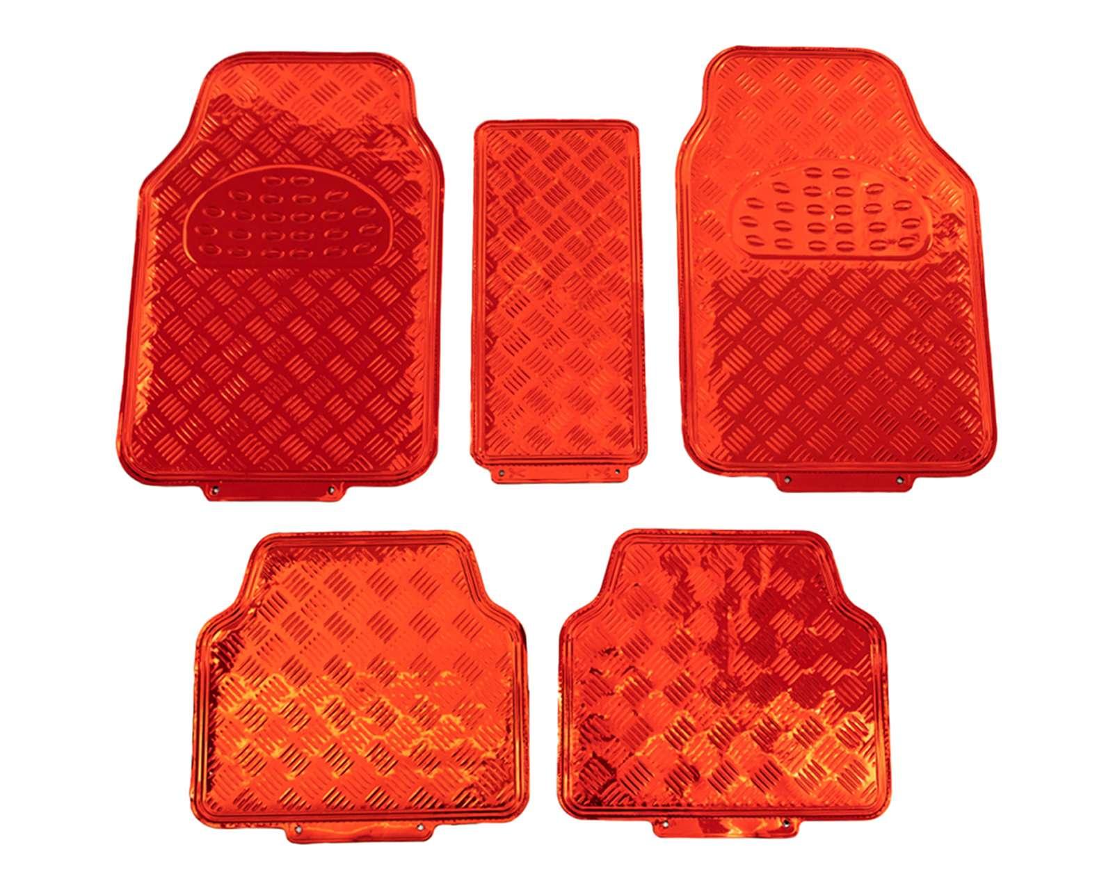 Tapetes Interiores para Carro Starprix Rojo 5 Piezas