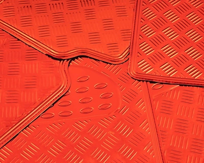 Foto 4 | Foto 4 | Tapetes Interiores para Carro Starprix Rojo 5 Piezas