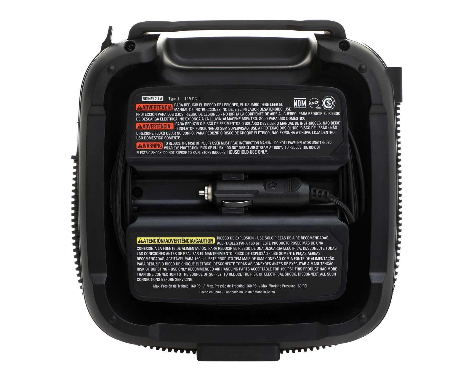 Foto 4 pulgar | Foto 3 | Inflador Multipropósito Black+Decker BDINF12-LA 12 V