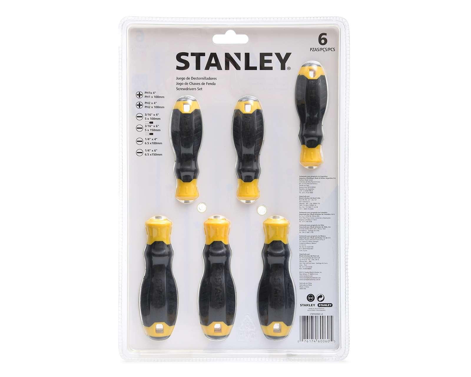 Foto 2 | Foto 2 | Juego de Desarmadores Stanley STMT60060L-LA  6 piezas