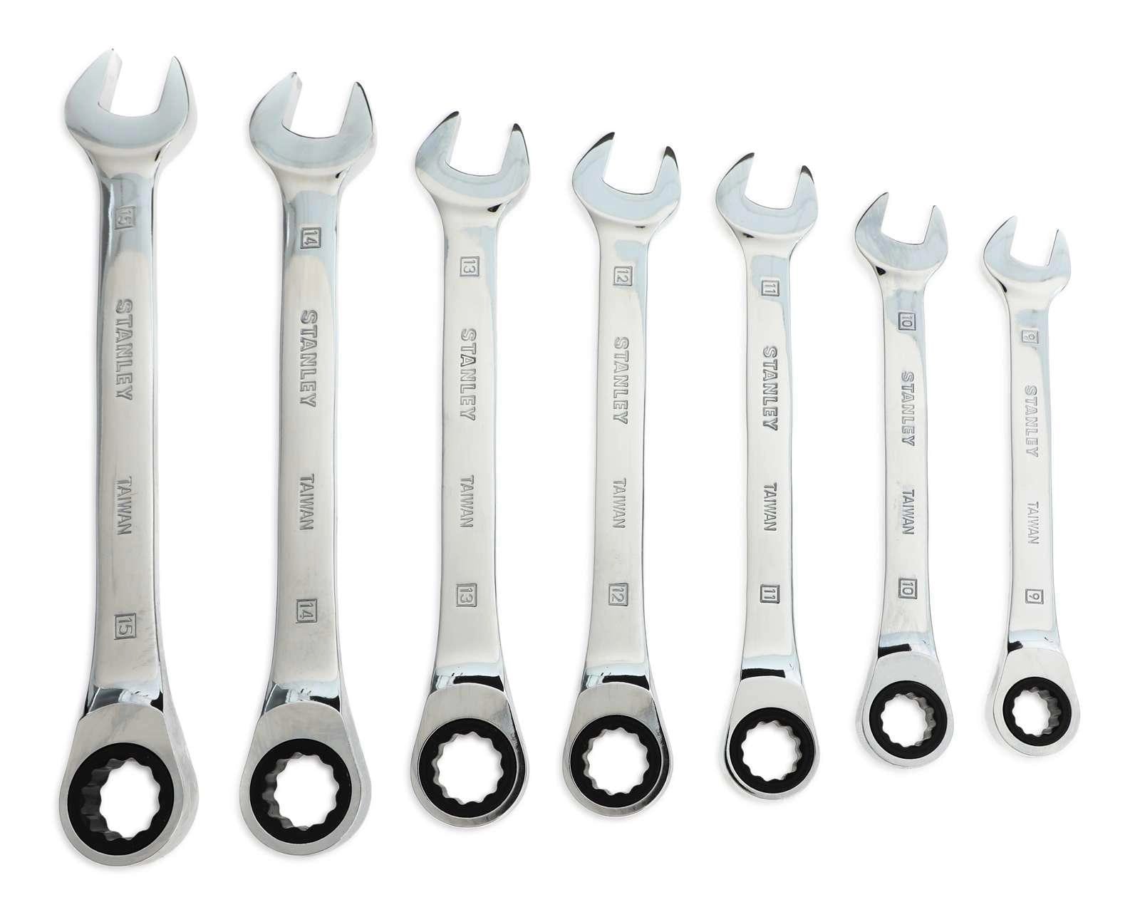 Foto 2 pulgar | Foto 1 | Juego de Llaves Métricas Stanley 94-543W 7 Piezas