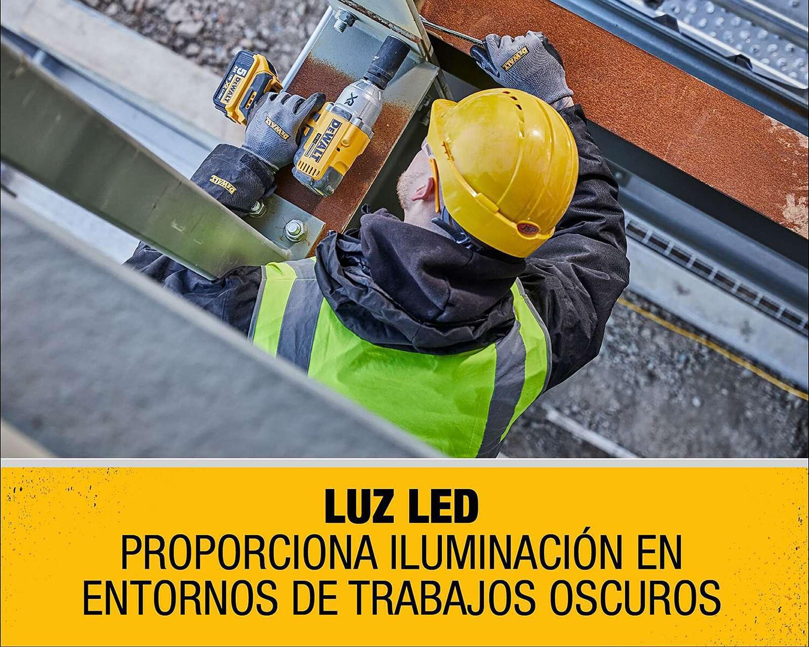 Foto 9 pulgar | Foto 8 | Llave de Impacto Dewalt DCF897P2 20 v