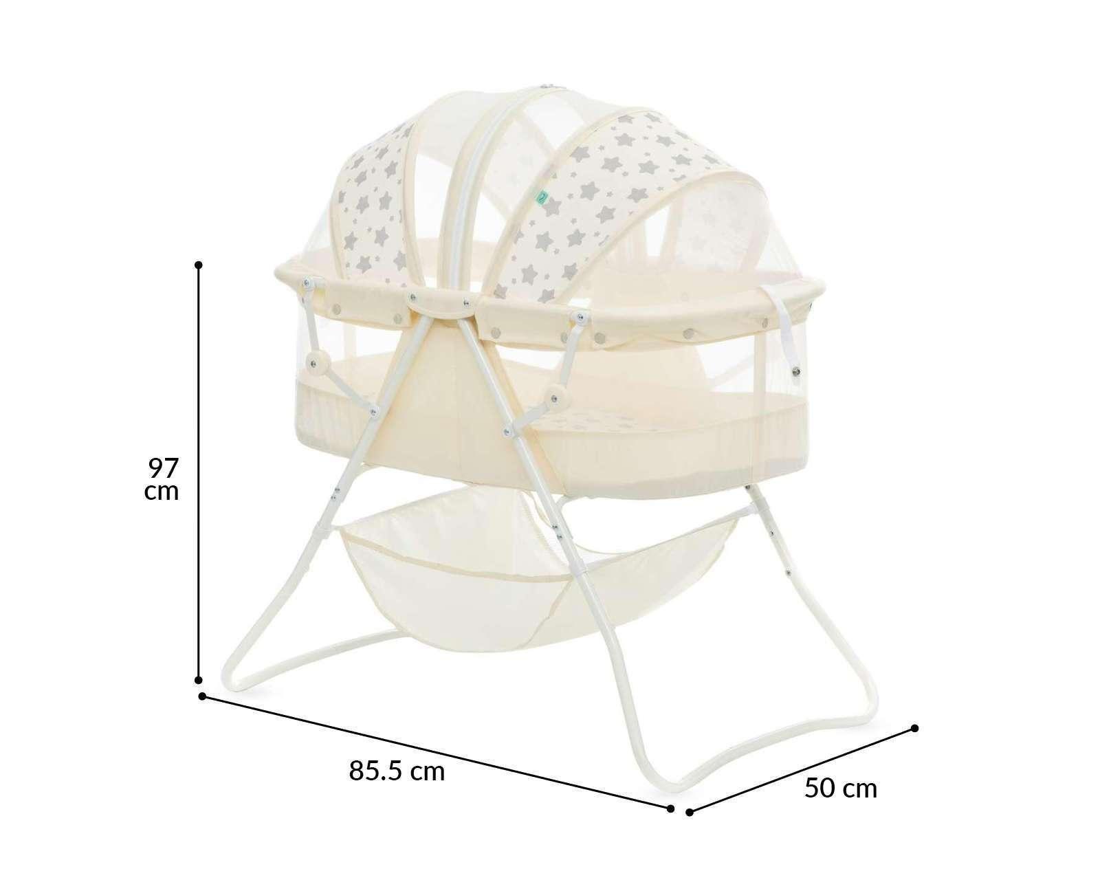 Foto 7 | Foto 8 | Cuna Viajera Baby Colors Velvet Dreams Beige