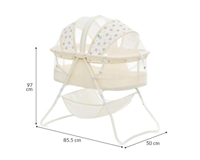 Foto 7 | Foto 8 | Cuna Viajera Baby Colors Velvet Dreams Beige
