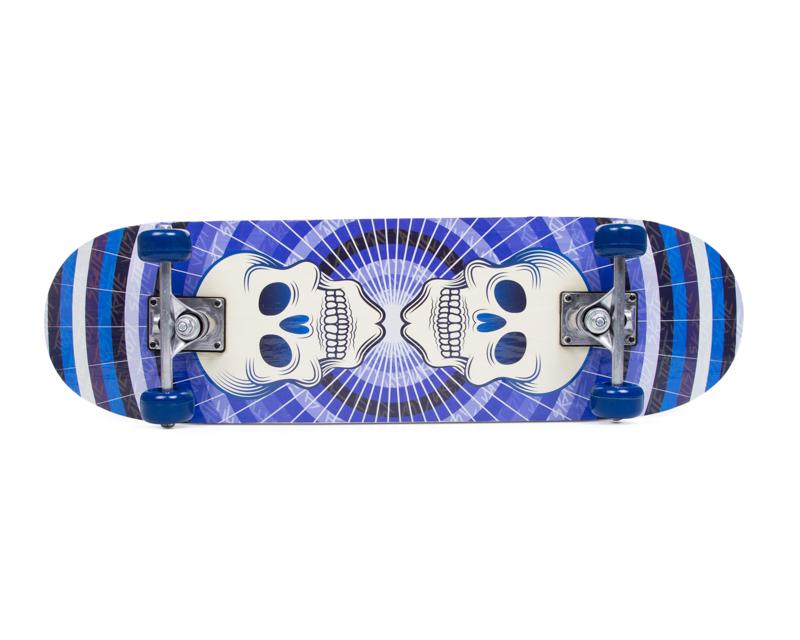 Foto 1 | Foto 1 | Patineta 2 Fast 4 You Calavera Azul con Triple Capa