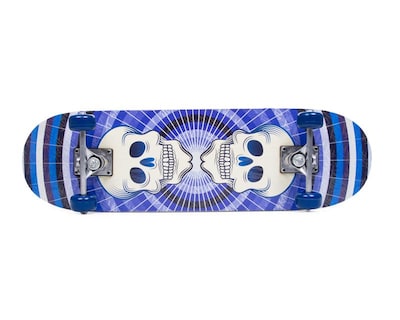 Foto 1 | Foto 1 | Patineta 2 Fast 4 You Calavera Azul con Triple Capa
