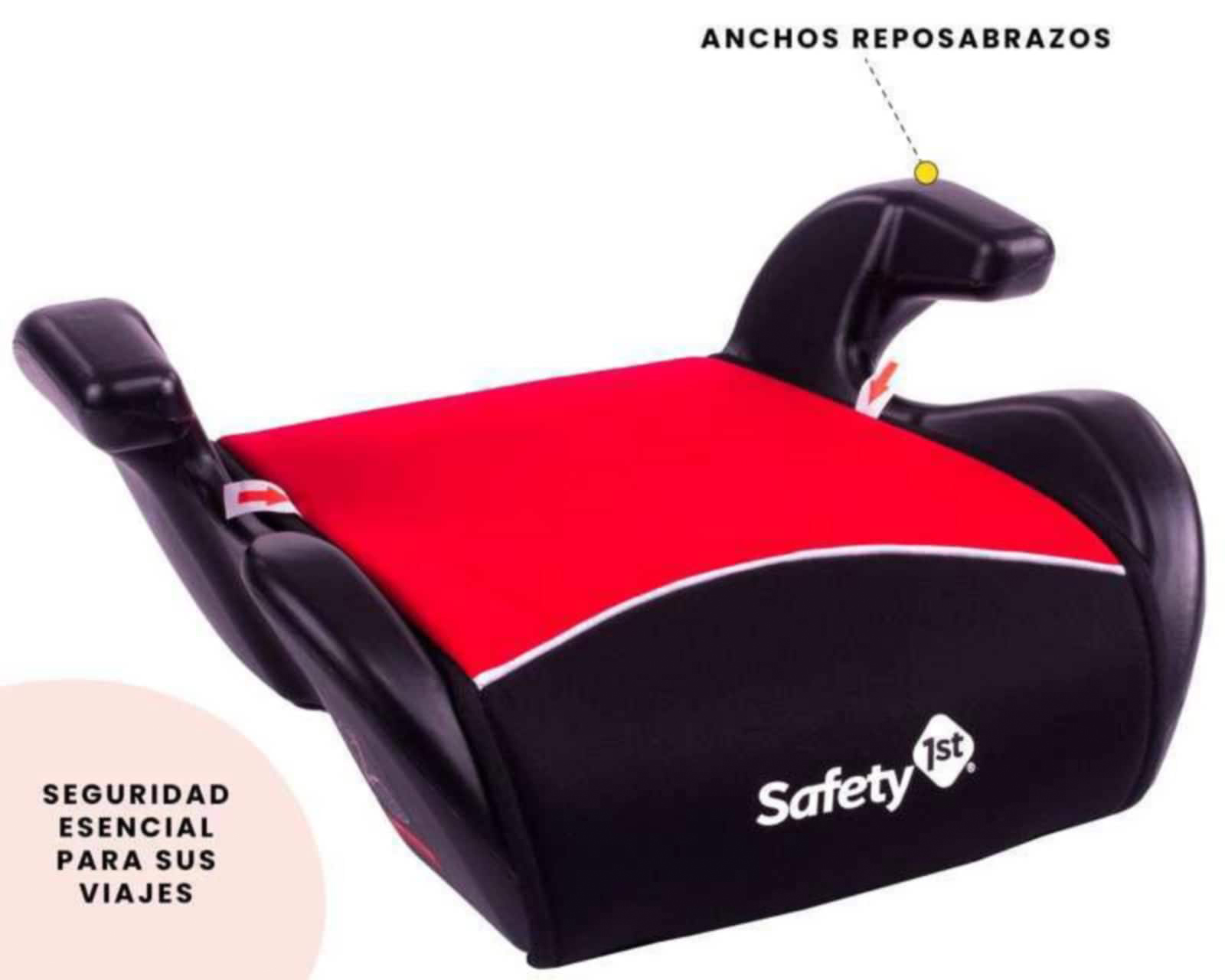 Foto 4 pulgar | Foto 3 | Silla Booster Safety 1st Solo Rojo
