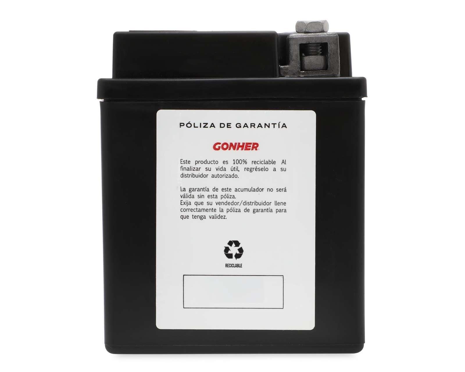 Foto 5 | Foto 5 | Acumulador para Motocicleta Gonher G9-4 Motobatería