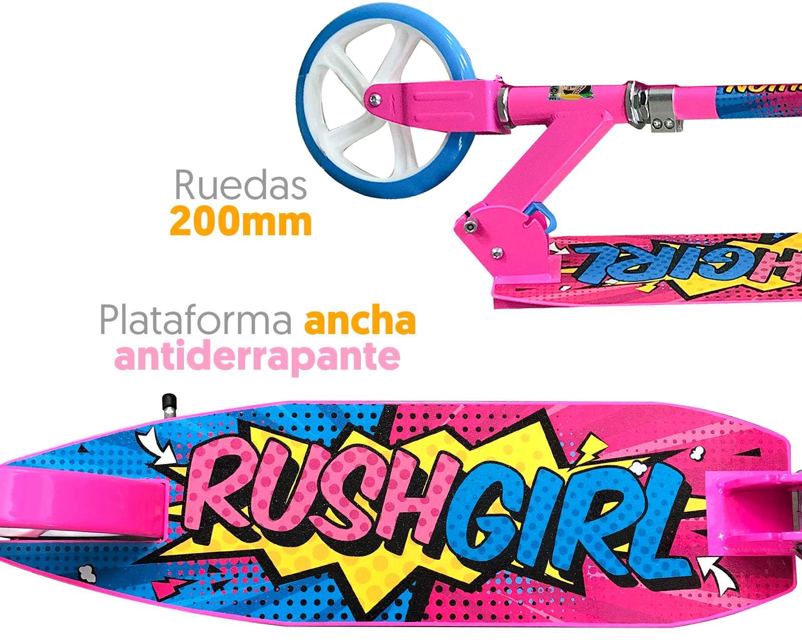 Foto 6 pulgar | Foto 5 | Scooter Flying Wheels Rush Niña 2M-SFWG-WD con Soporte