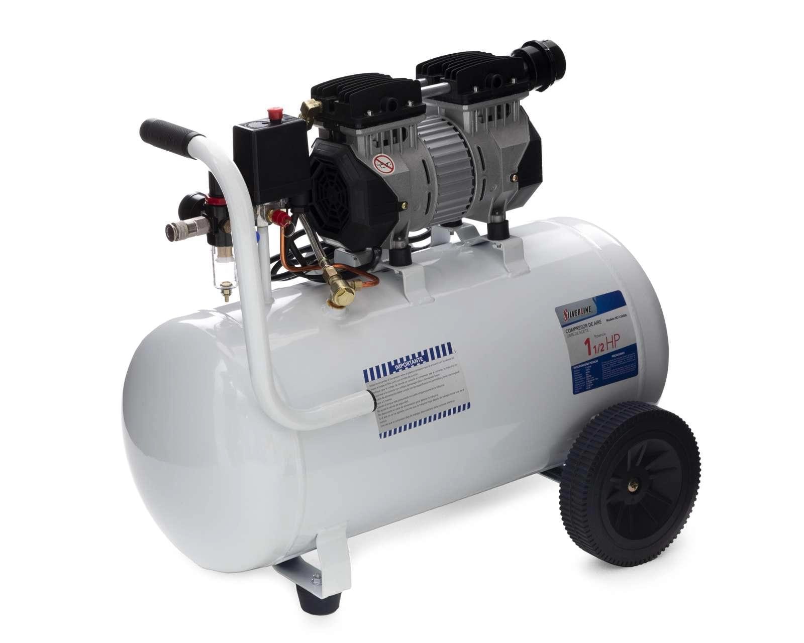 Foto 2 | Foto 2 | Compresor de Aire Silverline DC-1.5H50L 1.5HP 50 L