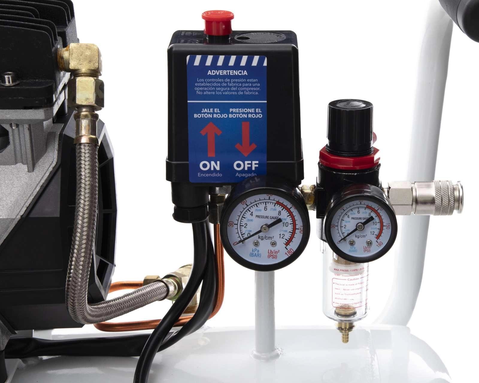 Foto 3 | Foto 3 | Compresor de Aire Silverline DC-1.5H50L 1.5HP 50 L