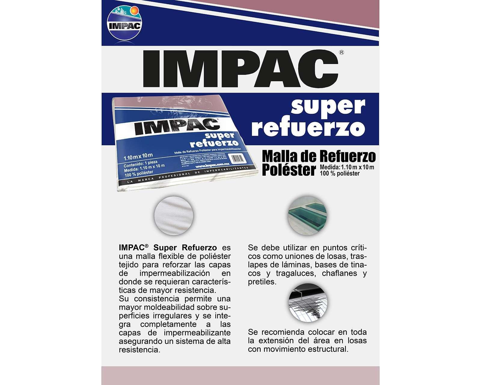 Foto 3 pulgar | Foto 2 | Malla Flexible Impac Blanca 1 Pieza