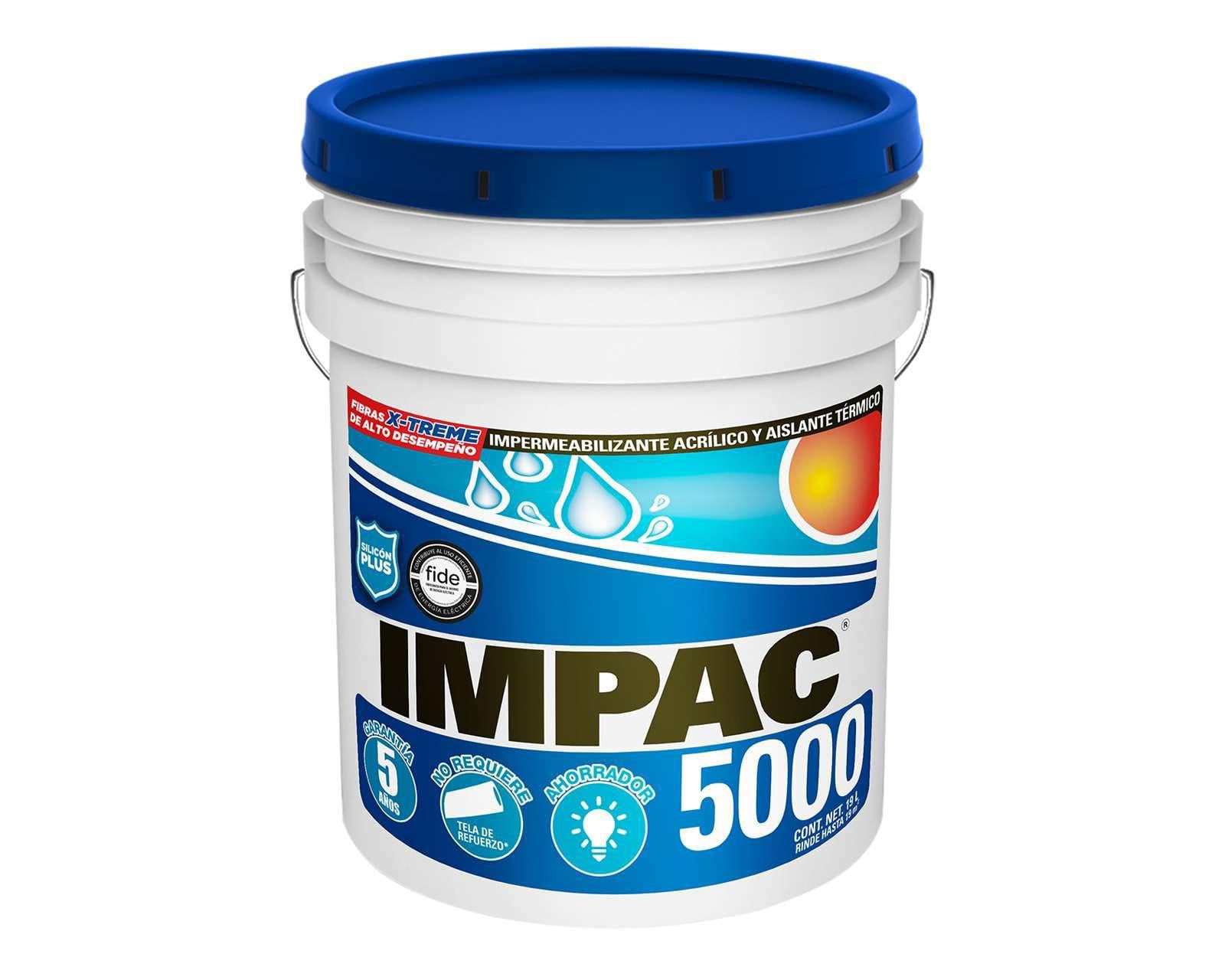 Impermeabilizante Acrílico Impac 5000 Blanco 19 Litros