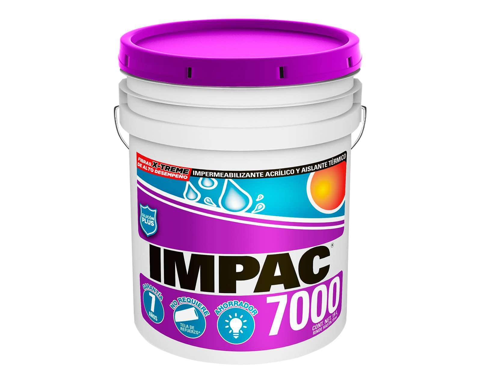 Impermeabilizante Acrílico Impac 7000 Blanco 19 Litros