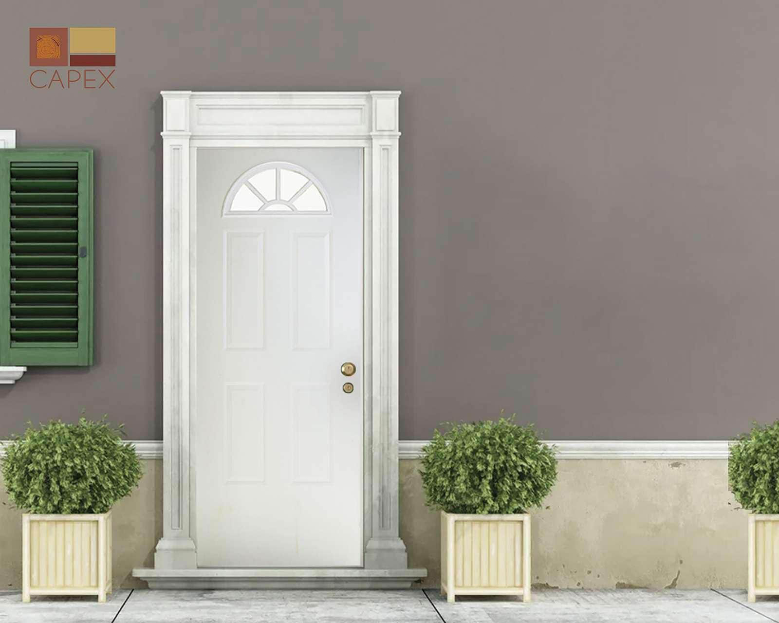 Puerta Capex Blanca para Exterior 90 x 210 cm