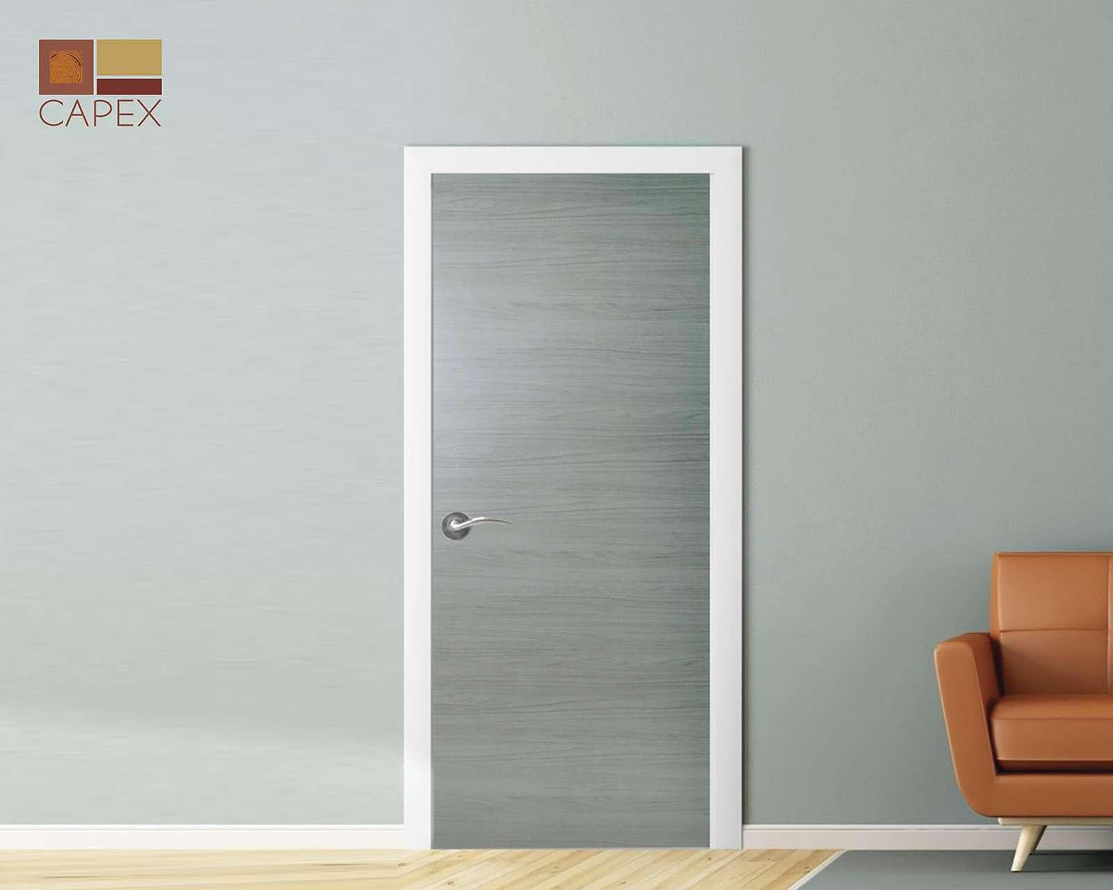 Puerta Capex Gris de Tambor para Interior de 80 x 210 cm