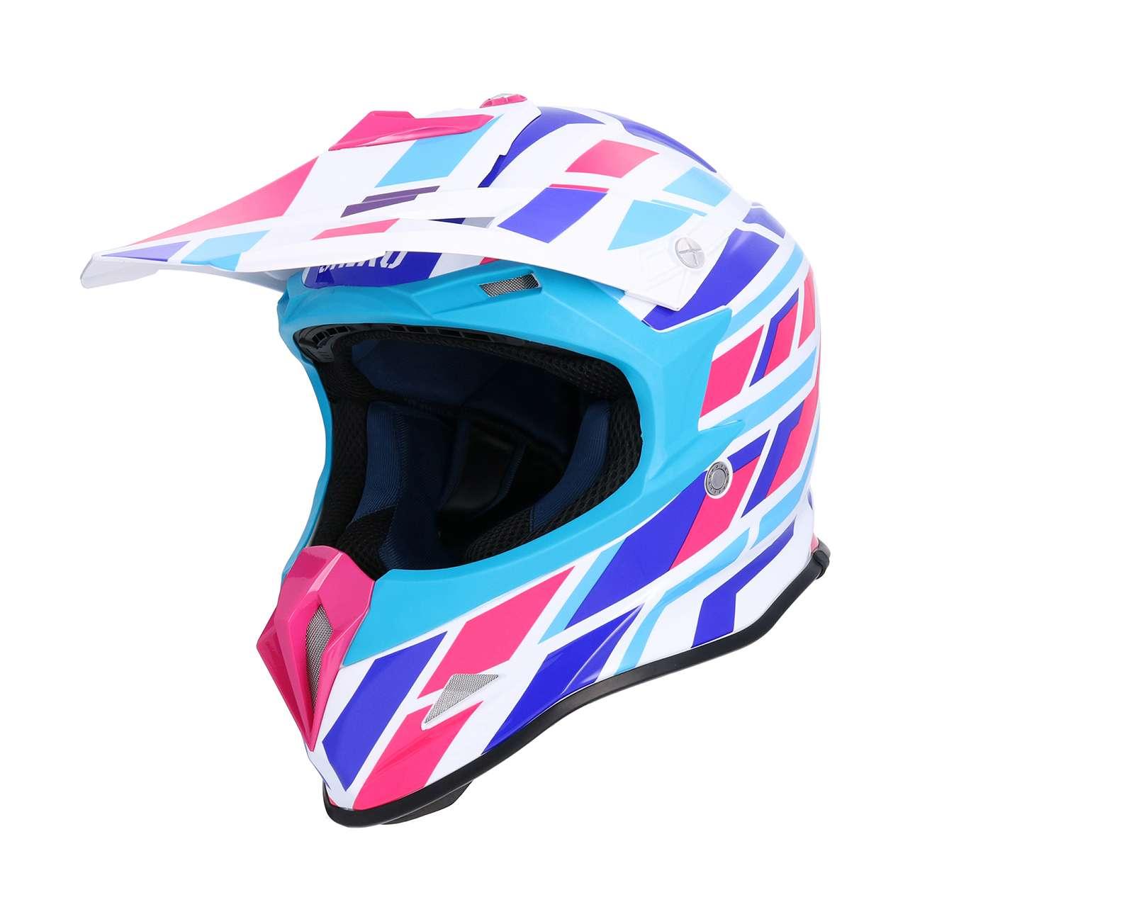 Foto 3 pulgar | Foto 2 | Casco para Motociclista Shiro Extragrande Azul