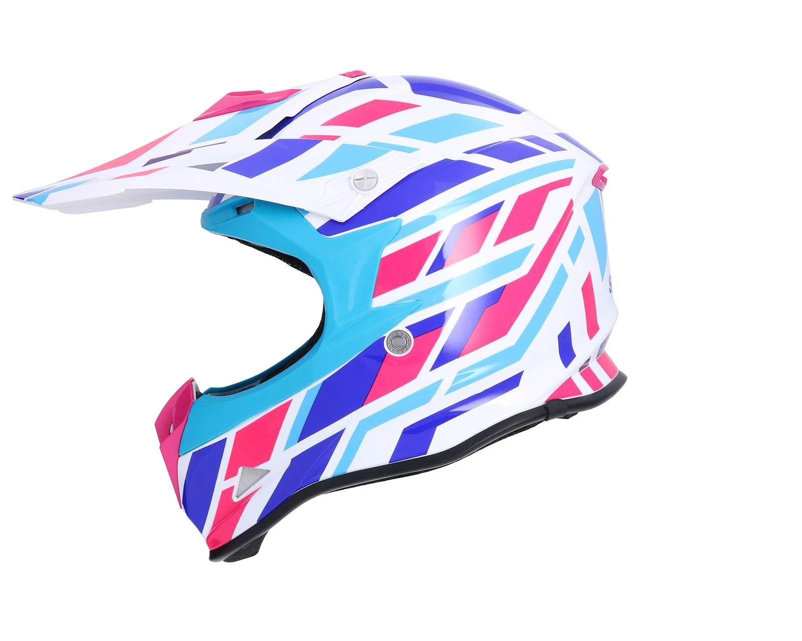 Foto 4 pulgar | Foto 3 | Casco para Motociclista Shiro Extragrande Azul