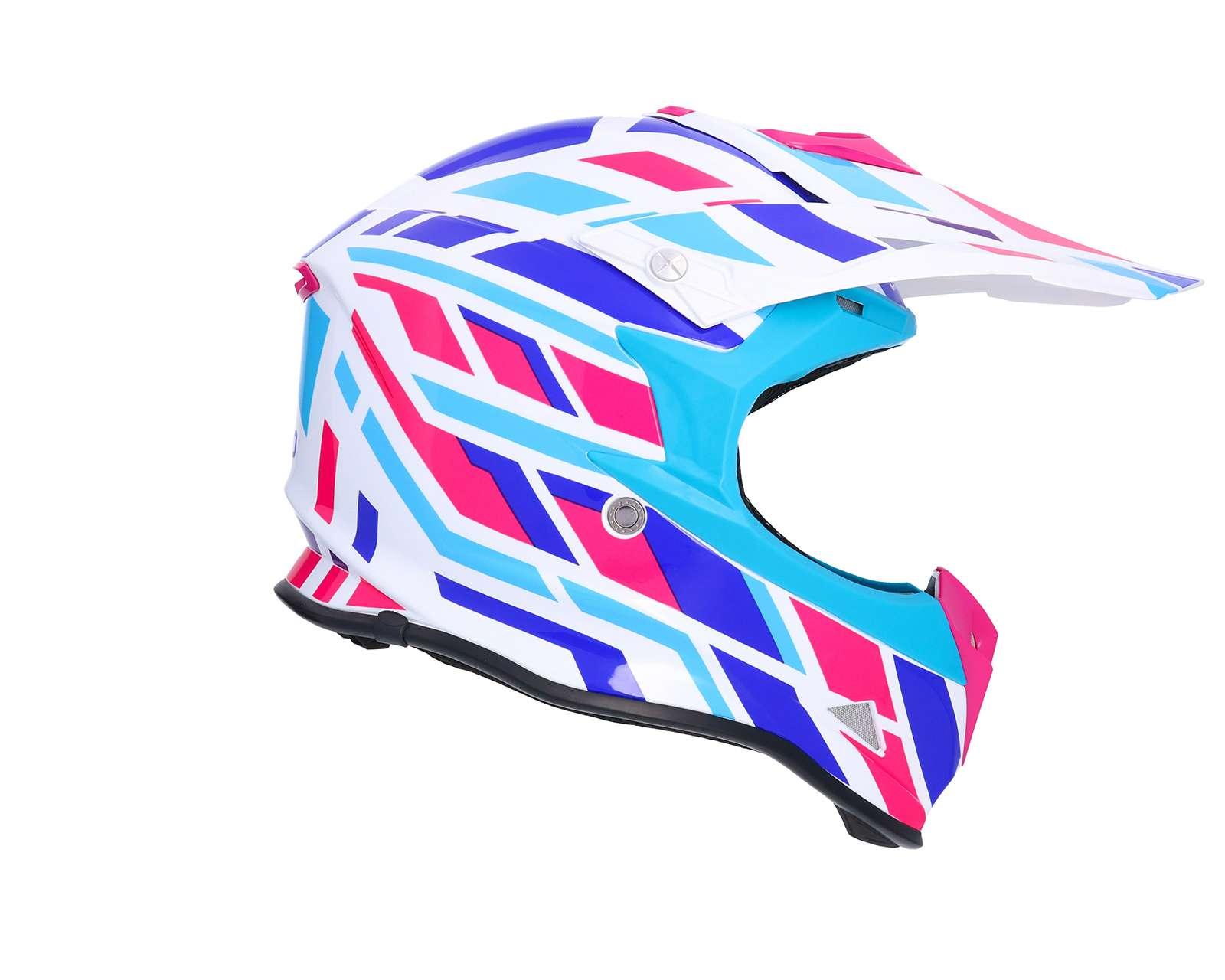 Foto 8 pulgar | Foto 7 | Casco para Motociclista Shiro Extragrande Azul