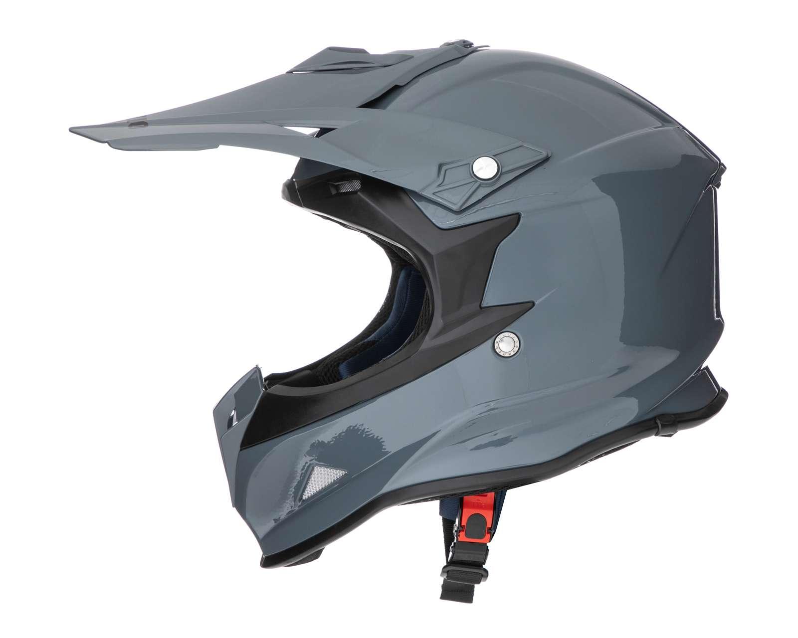 Foto 3 pulgar | Foto 2 | Casco para Motociclista Shiro Mediano Gris