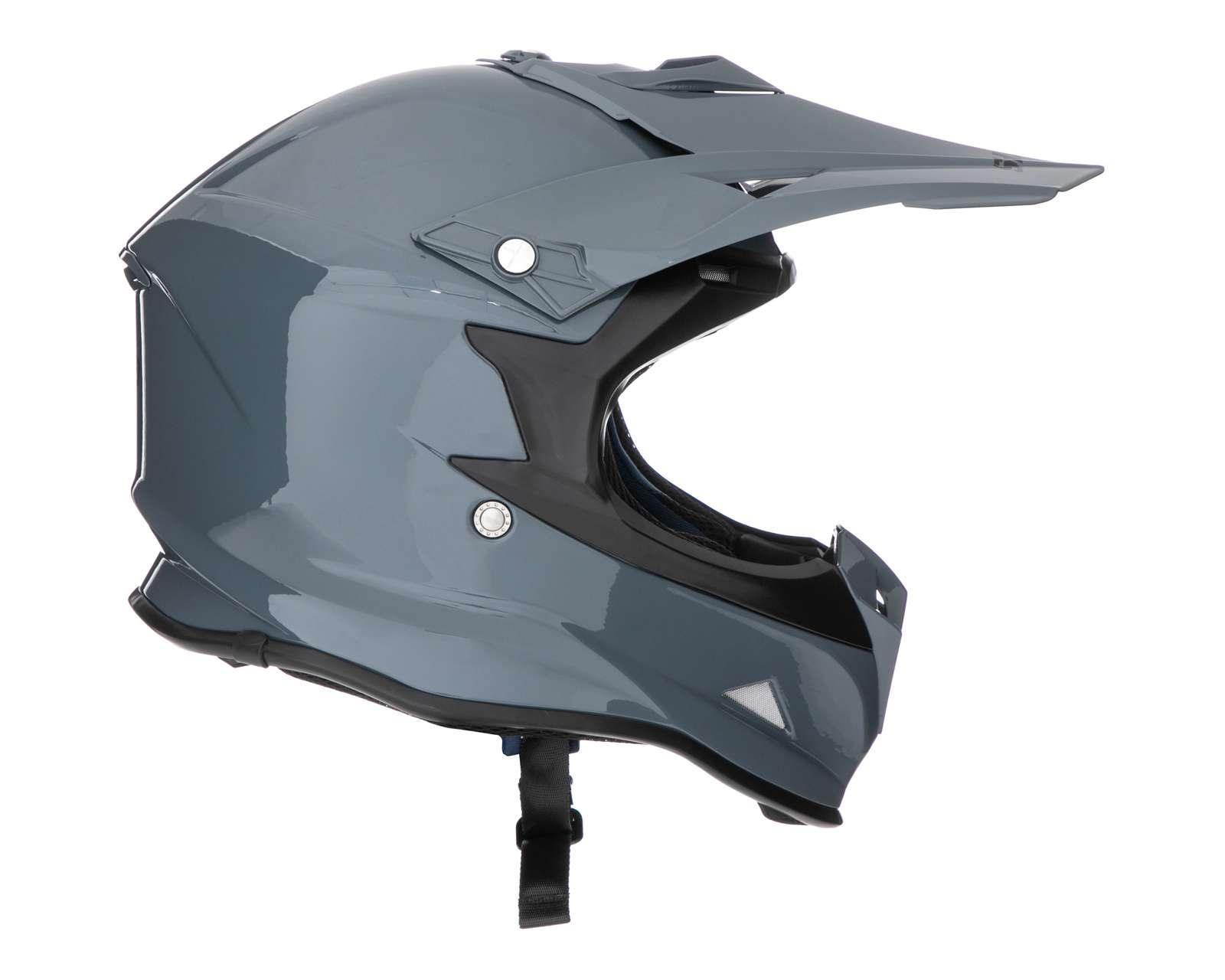 Foto 5 | Foto 5 | Casco para Motociclista Shiro Mediano Gris