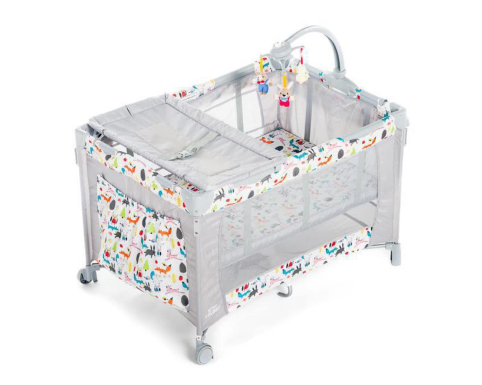 Foto 4 | Foto 4 | Cuna Viajera Baby Colors Happy Forest Blanco