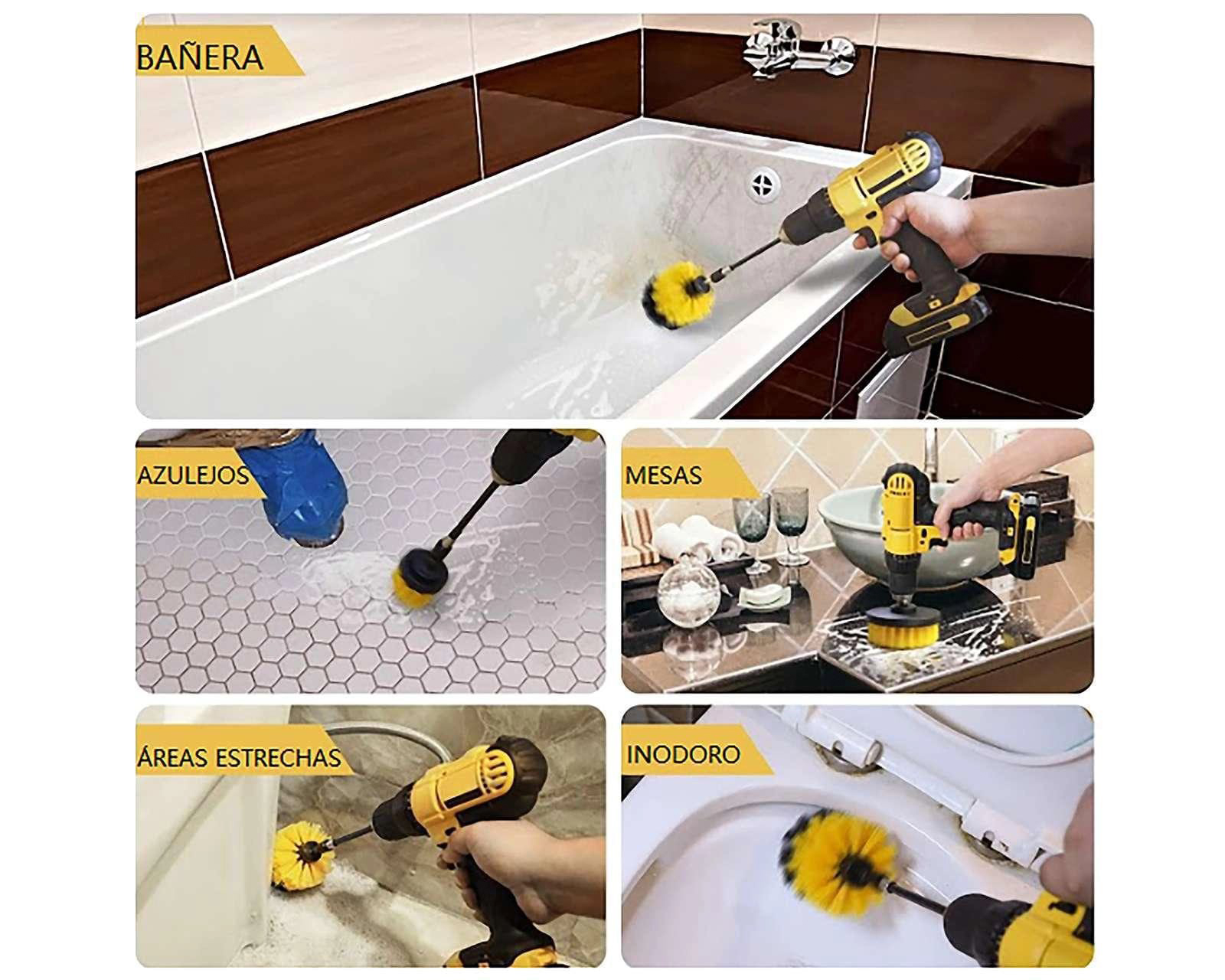 Foto 4 pulgar | Foto 3 | Cepillos de Limpieza para Taladro Starprix 10 Piezas
