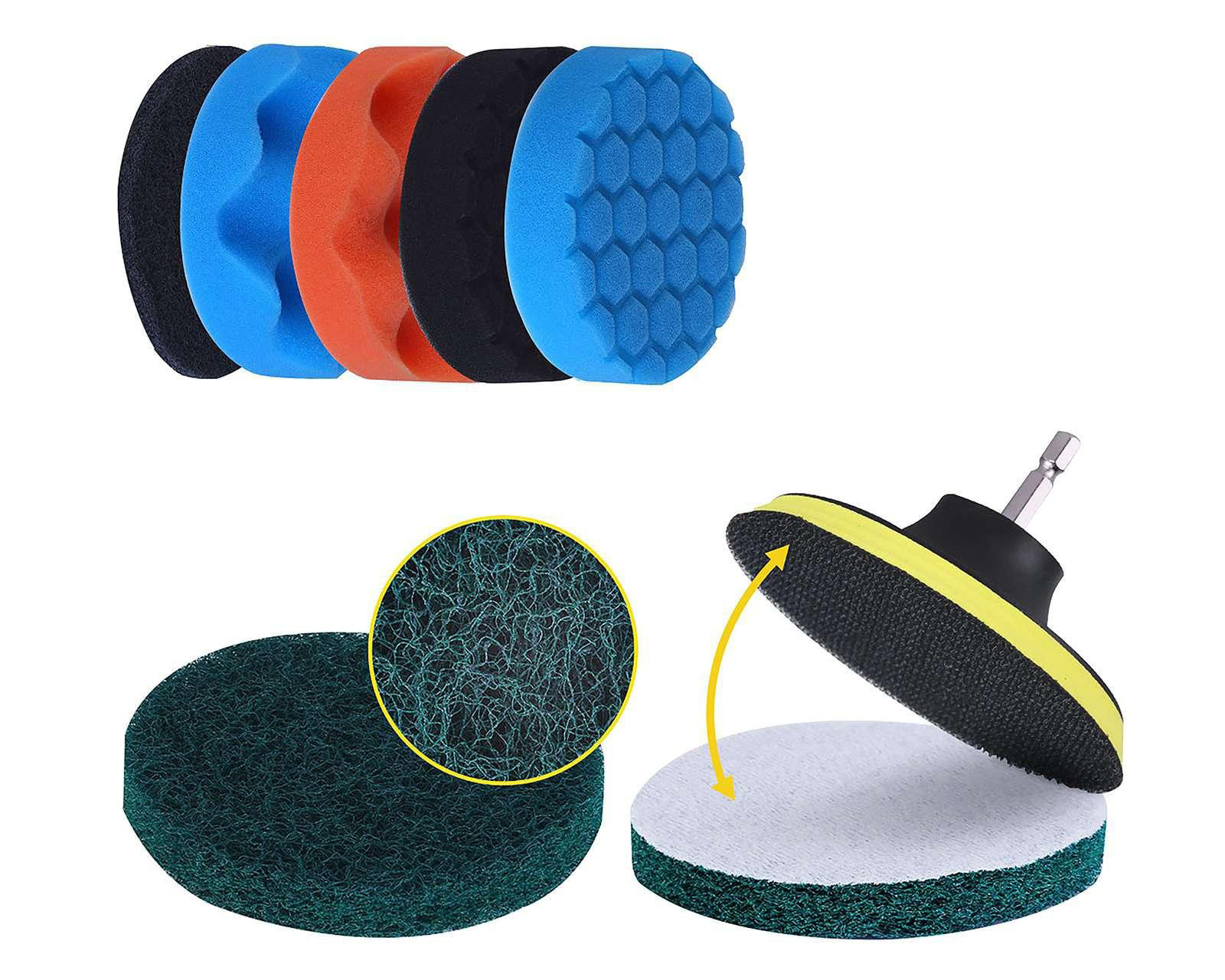 Esponjas para Taladro Starprix 8 piezas