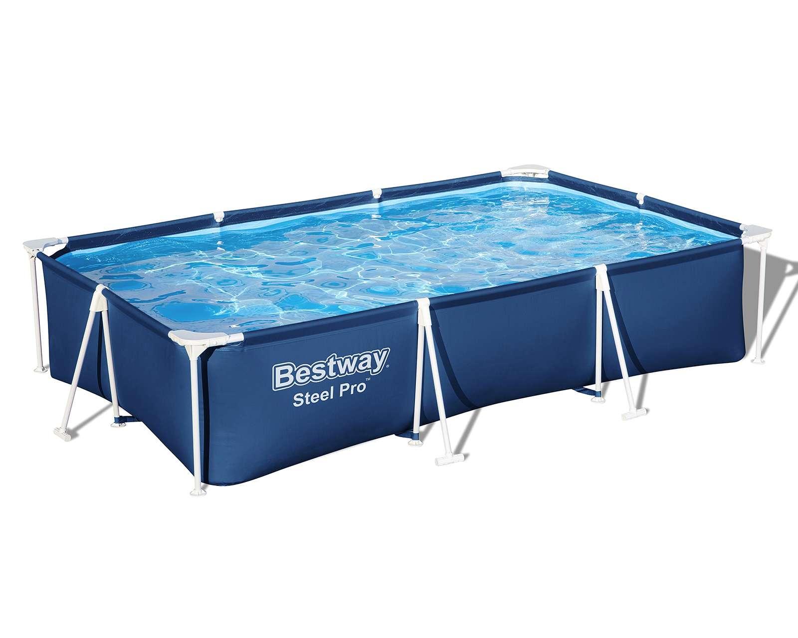 Alberca Rígida Rectangular Bestway 3300 Litros 300 x 201 x 66 cm