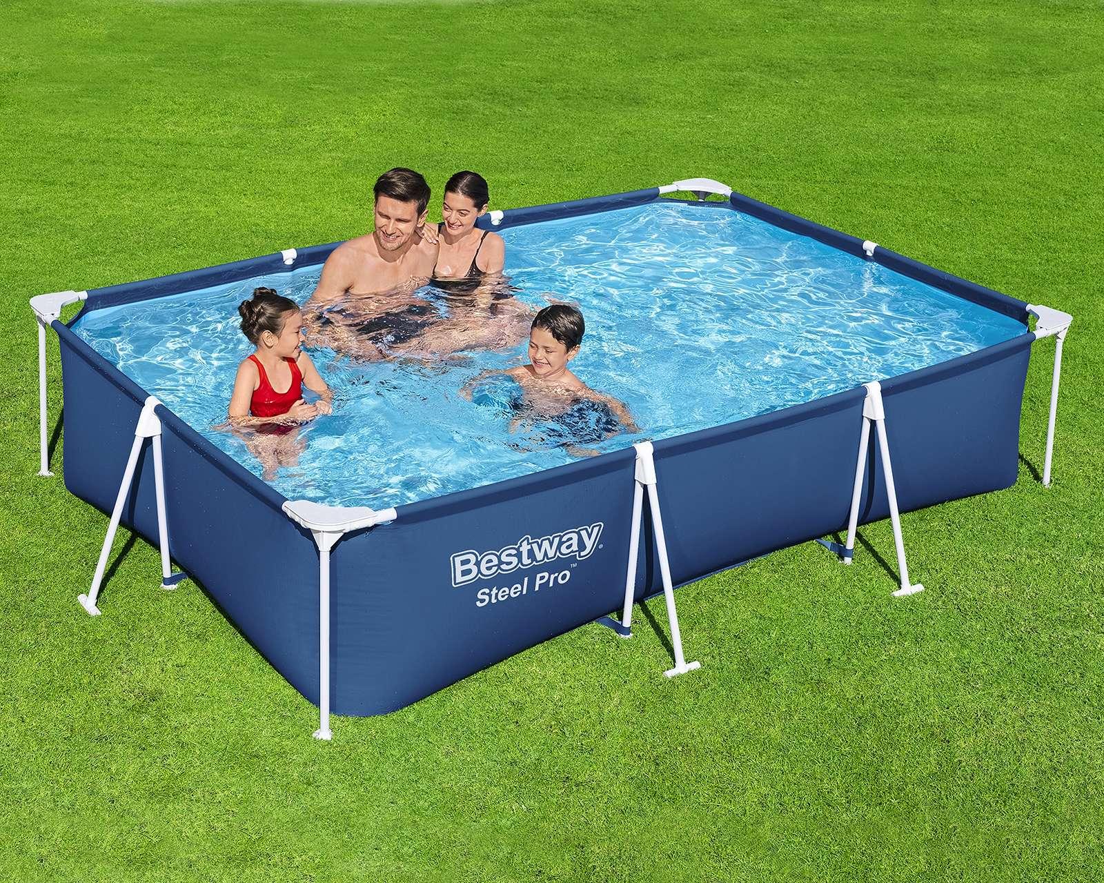 Foto 3 pulgar | Foto 2 | Alberca Rectangular Bestway 3300 L 300 x 201 x 66 cm