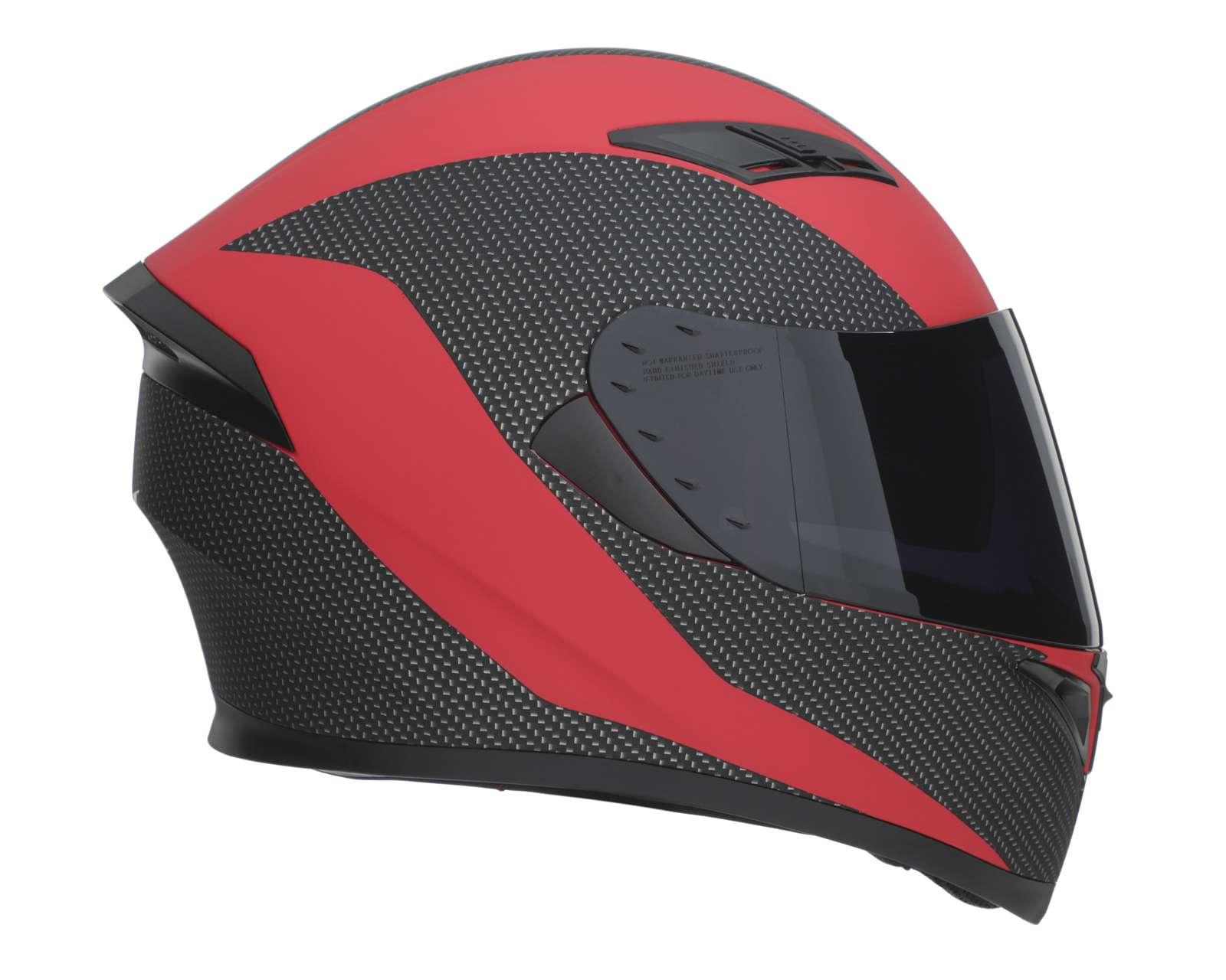 Foto 5 | Foto 5 | Casco para Motociclista Brumm Mediano Rojo