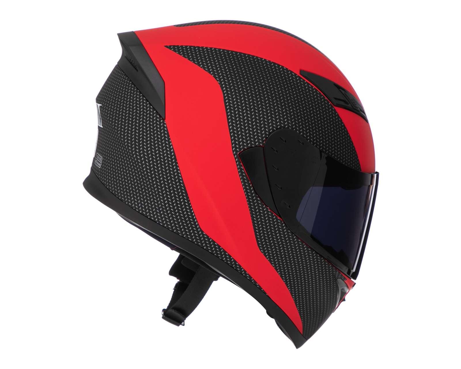 Foto 6 pulgar | Foto 5 | Casco para Motociclista Brumm Extragrande Rojo