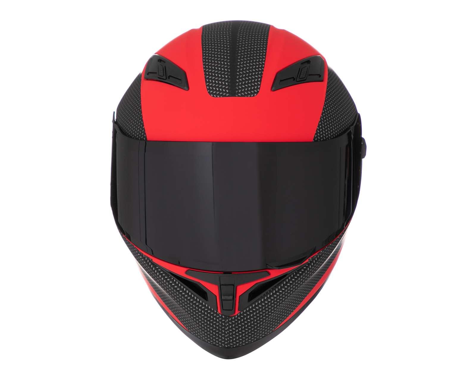 Foto 7 pulgar | Foto 6 | Casco para Motociclista Brumm Extragrande Rojo