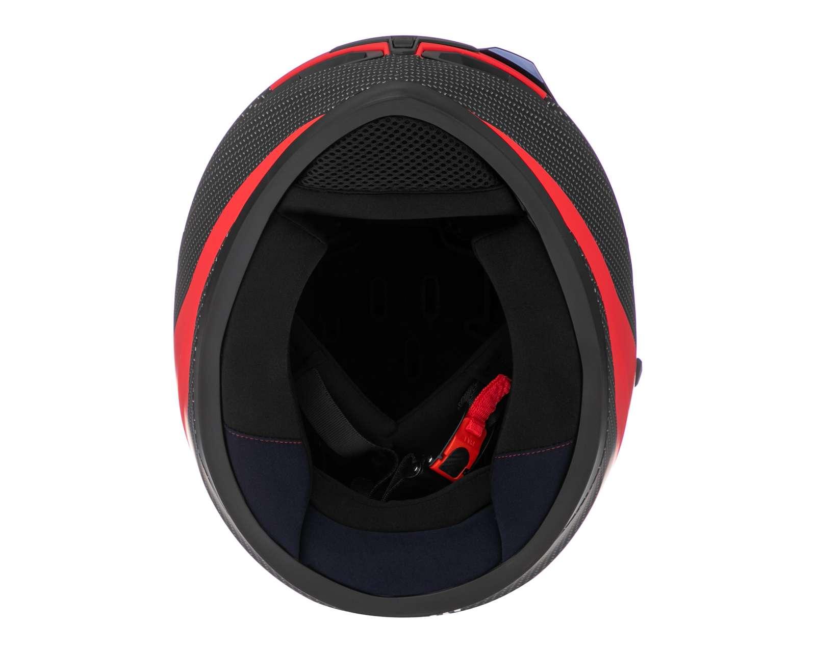 Foto 7 | Foto 7 | Casco para Motociclista Brumm Extragrande Rojo