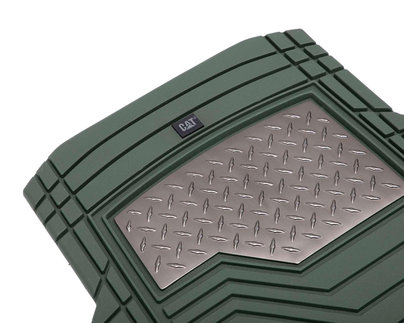 Foto 5 pulgar | Foto 4 | Tapete para Auto CAT CAMT-2314-GN Verde 4 Piezas