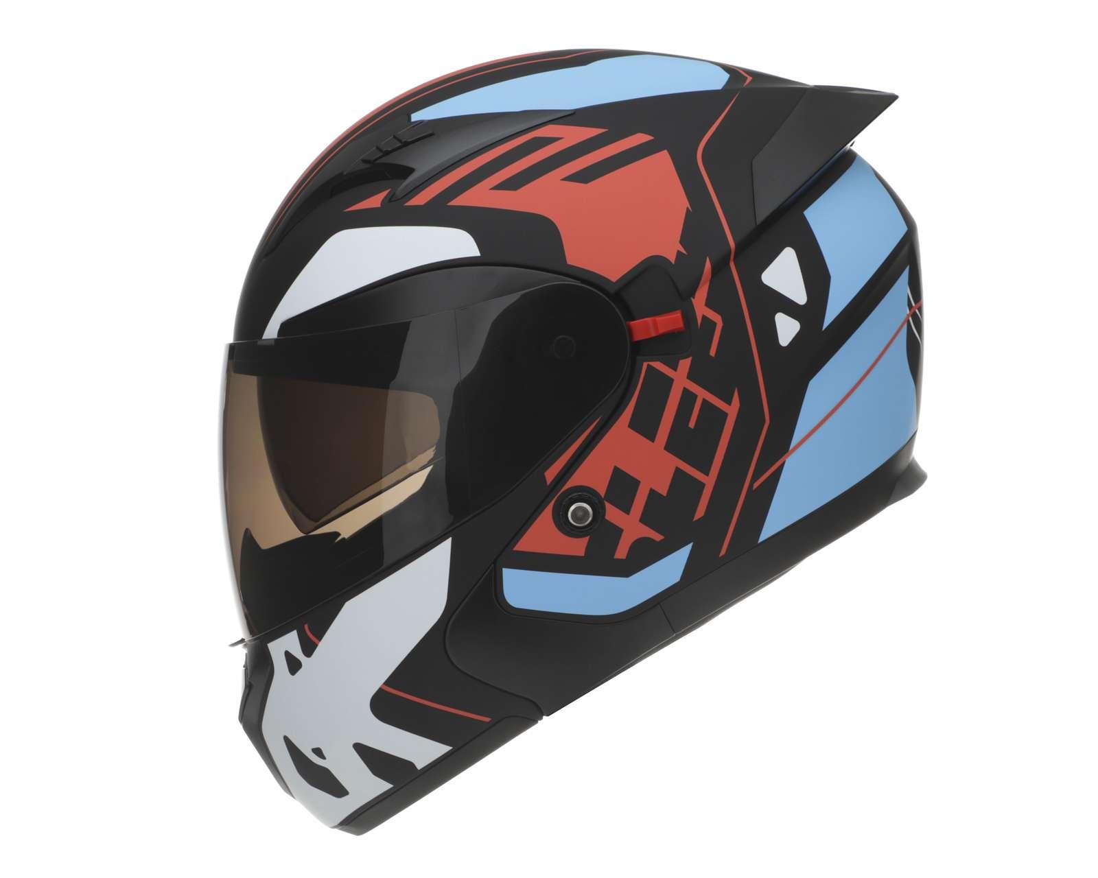 Foto 3 pulgar | Foto 2 | Casco para Motociclista Sleek Extragrande Multicolor