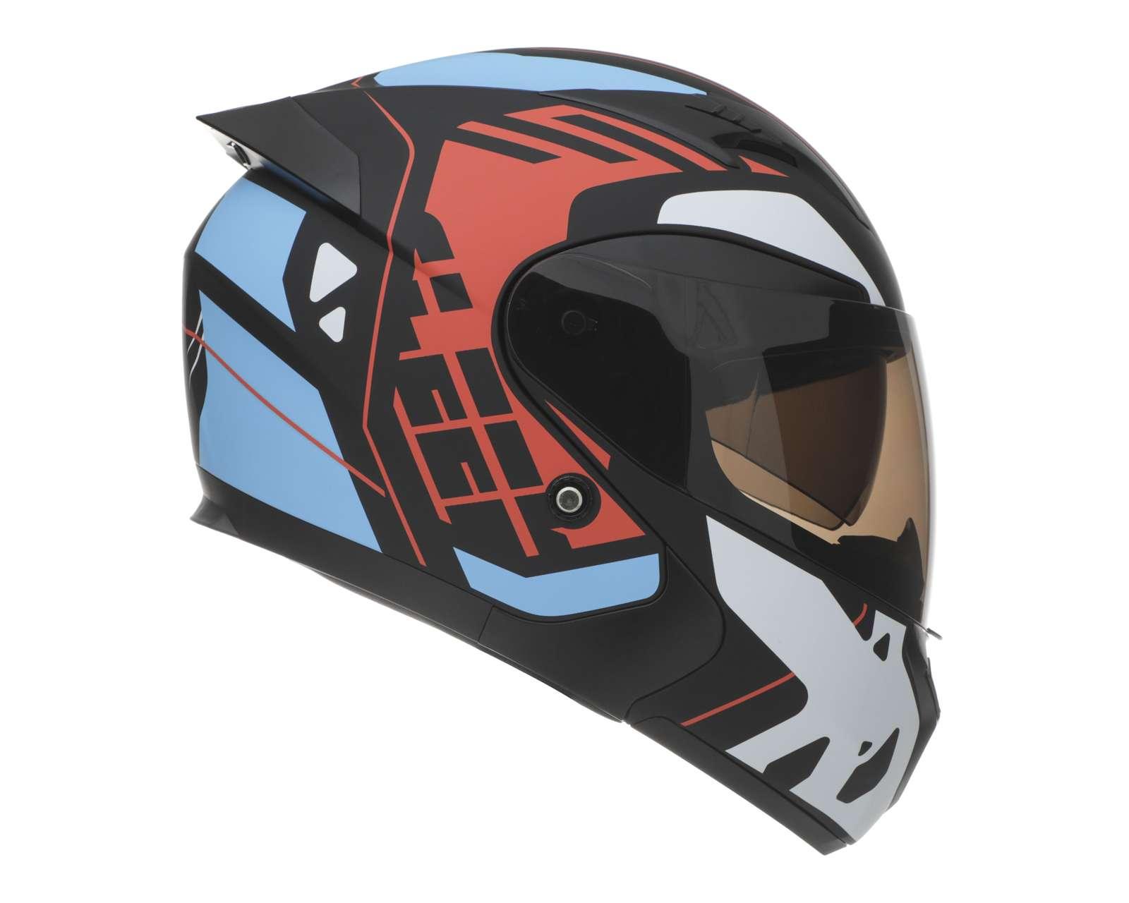 Foto 6 pulgar | Foto 5 | Casco para Motociclista Sleek Extragrande Multicolor